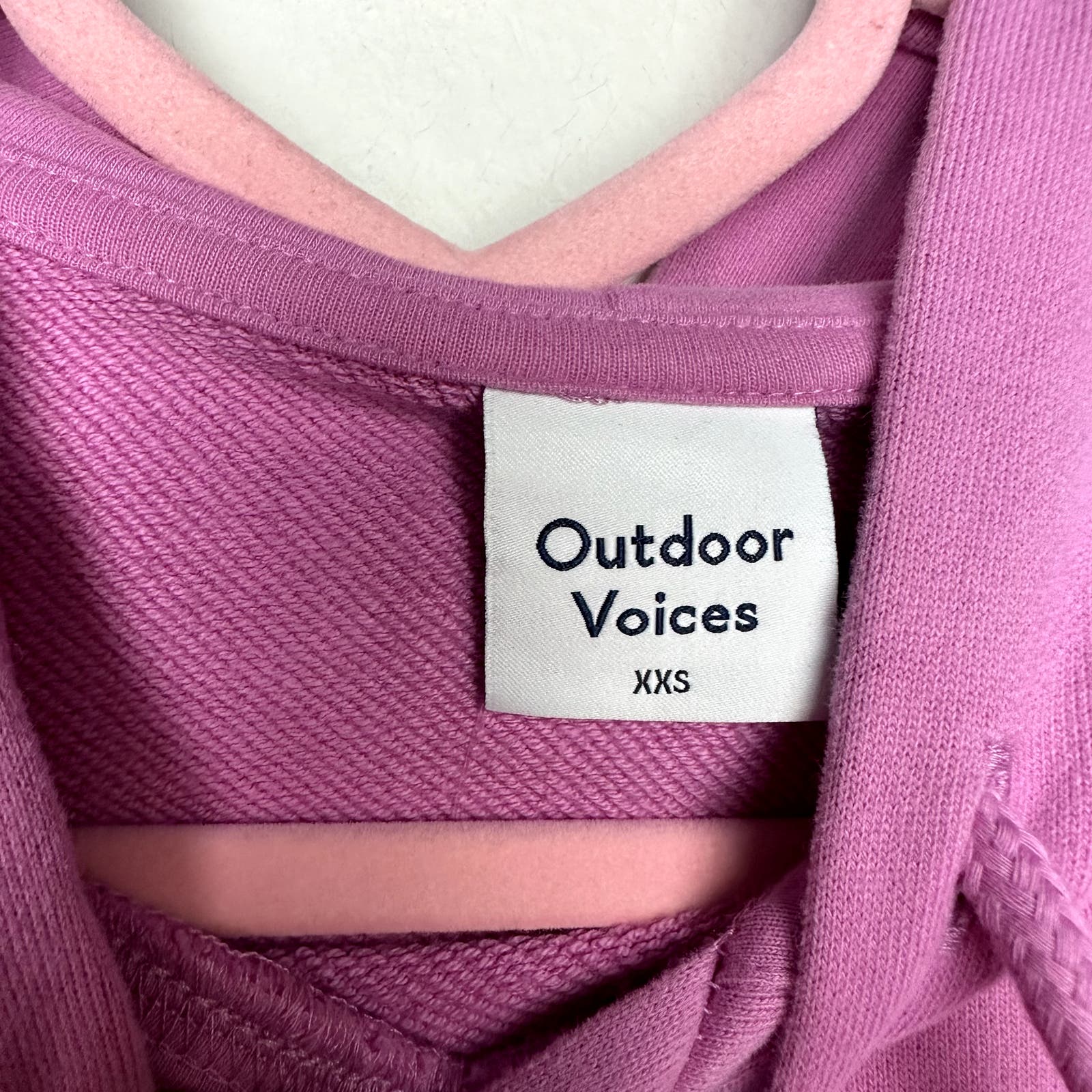 Outdoor Voices NWT Pickup Hoodie Mademoiselle Pink Size XXS