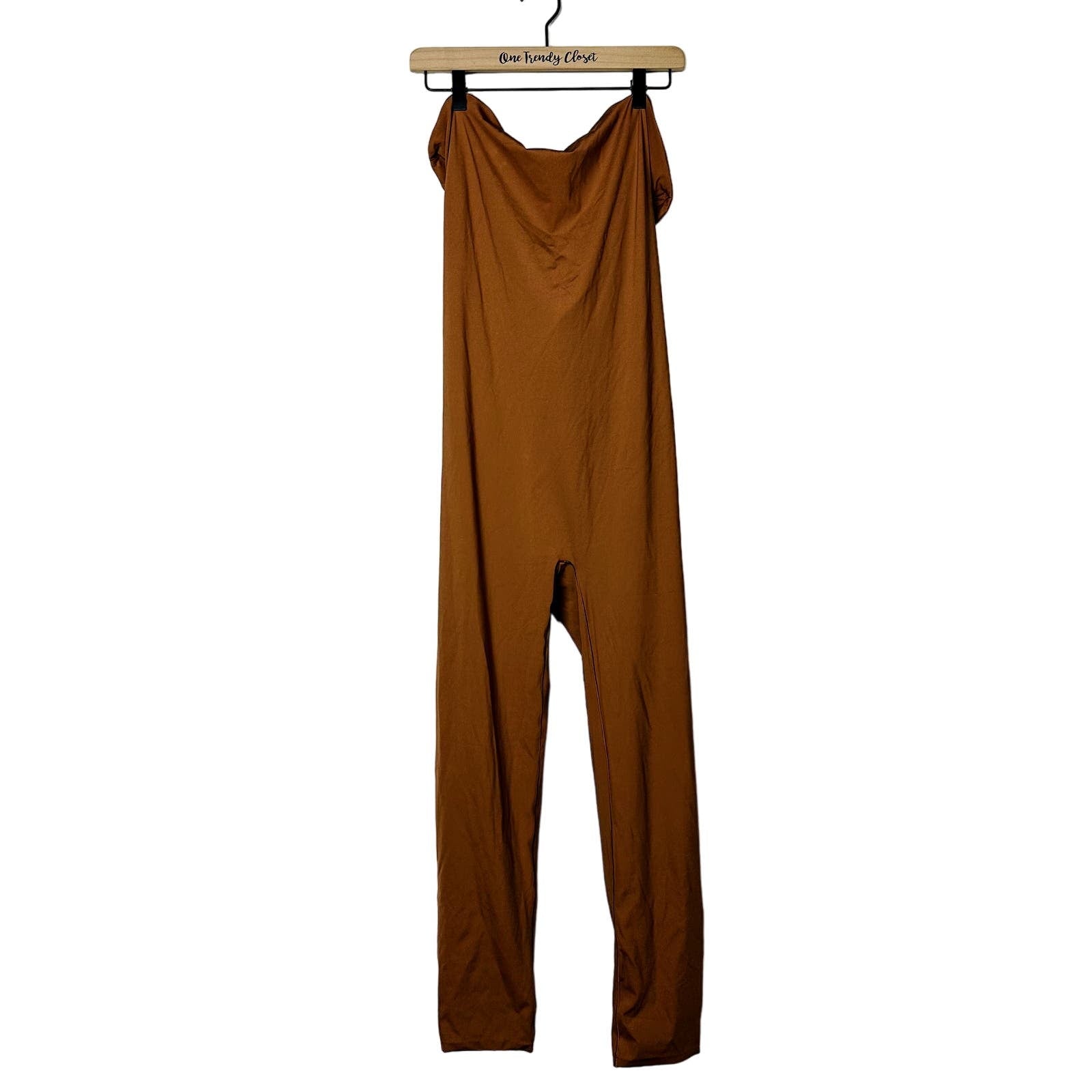 Skims NWT Caramel All-in-One Strapless Jumpsuit Size 4X