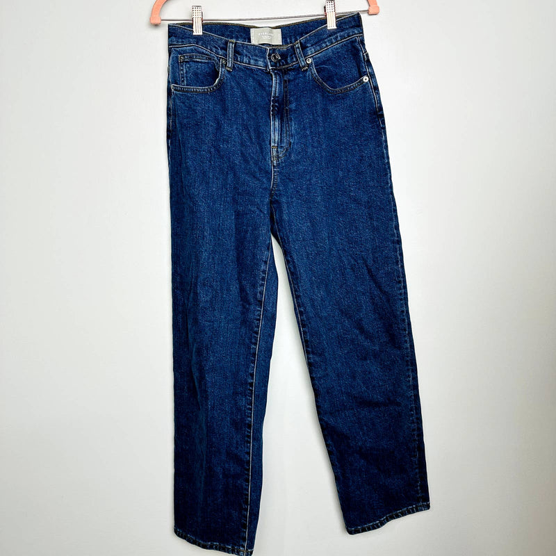Everlane NWOT The Way High Waist Straight Ankle Denim Jeans Vintage Indigo Sz 27