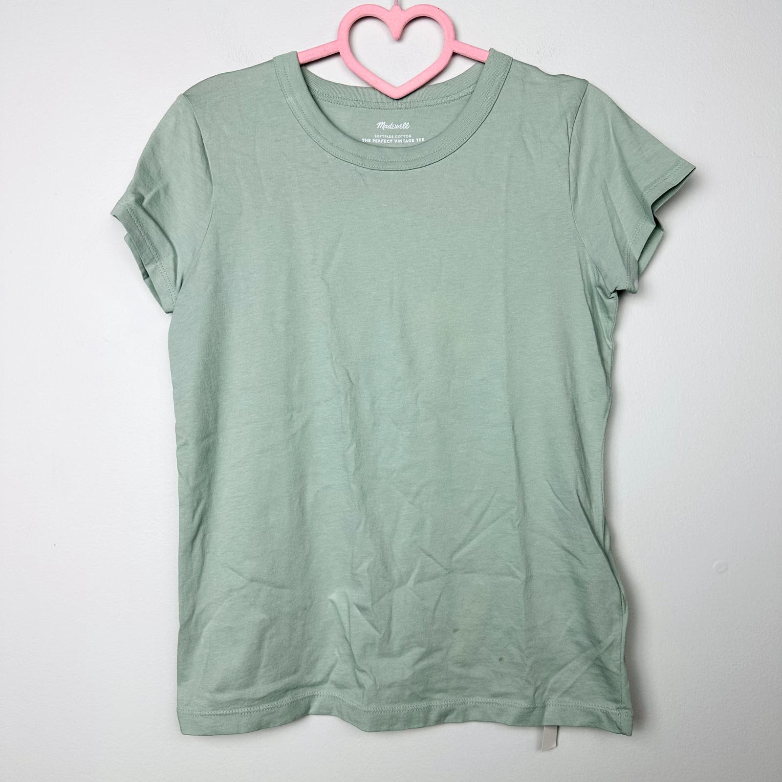 Madewell NWT Green Softfade Cotton Perfect Vintage Tee Size 2X