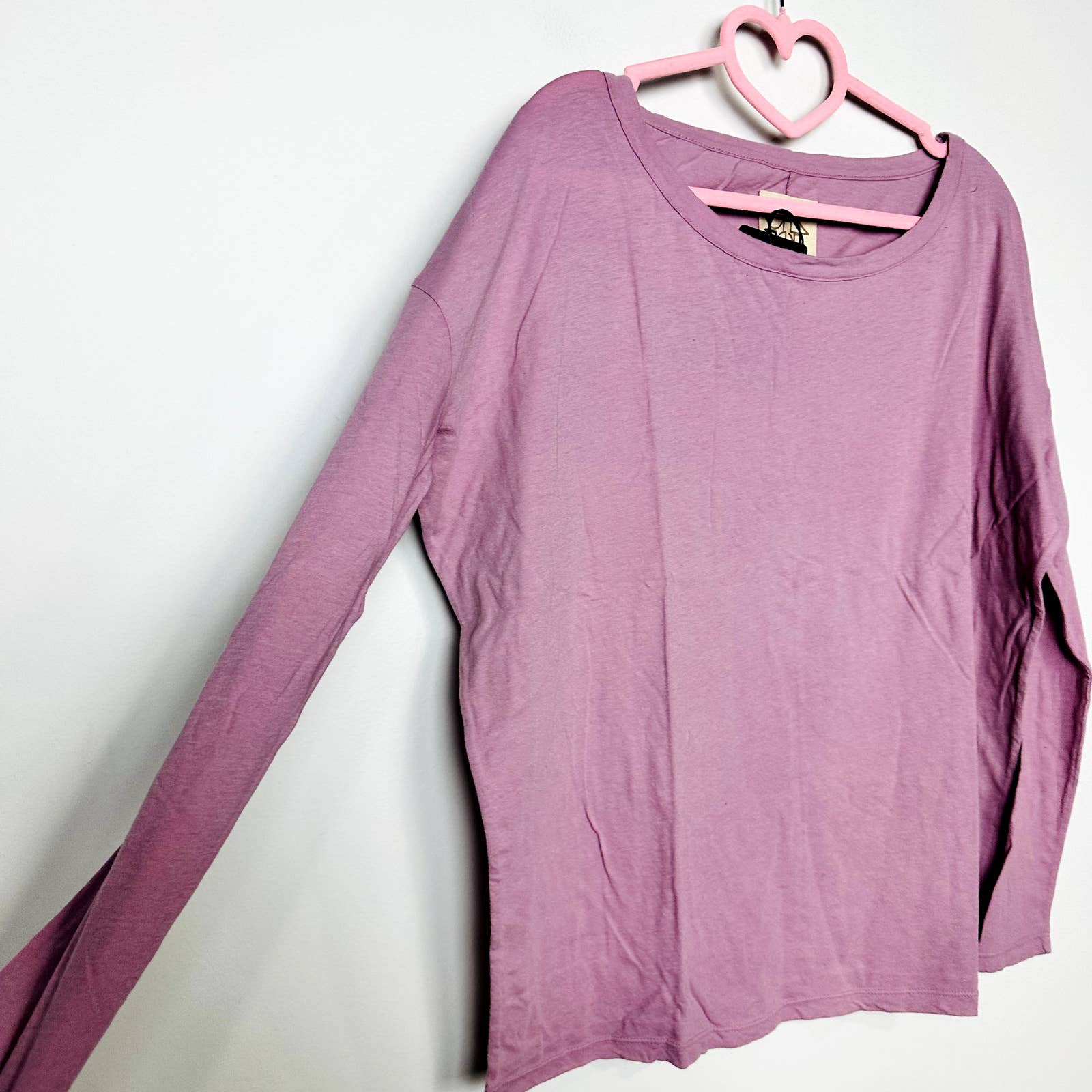 Chaser NWT Boat Neck Dolman Long Sleeve Casual Pullover Top Mauve Pink Sz Small