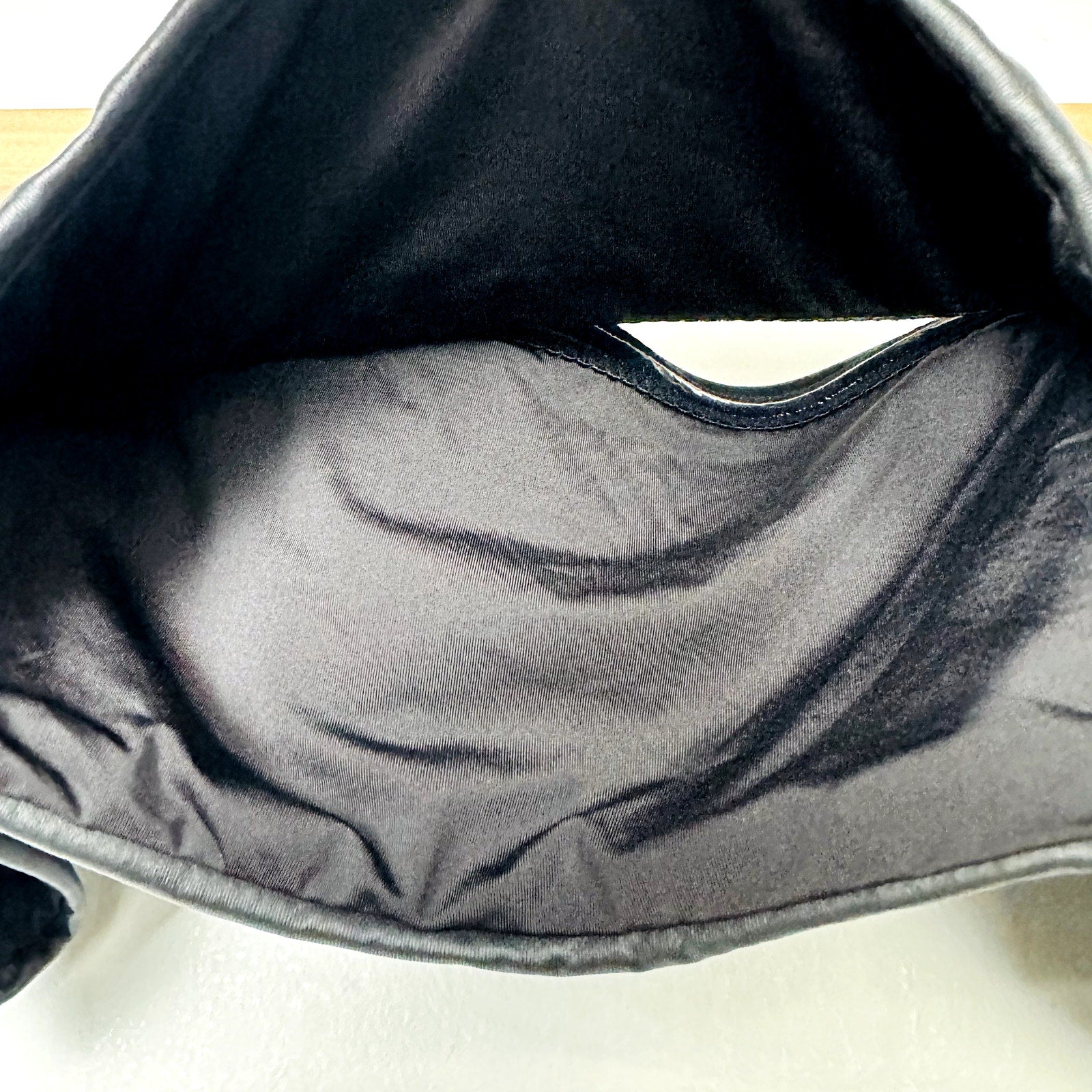 Skims NWT Onyx Micro Pleather Swim Bandeau Bikini Top Size 3X