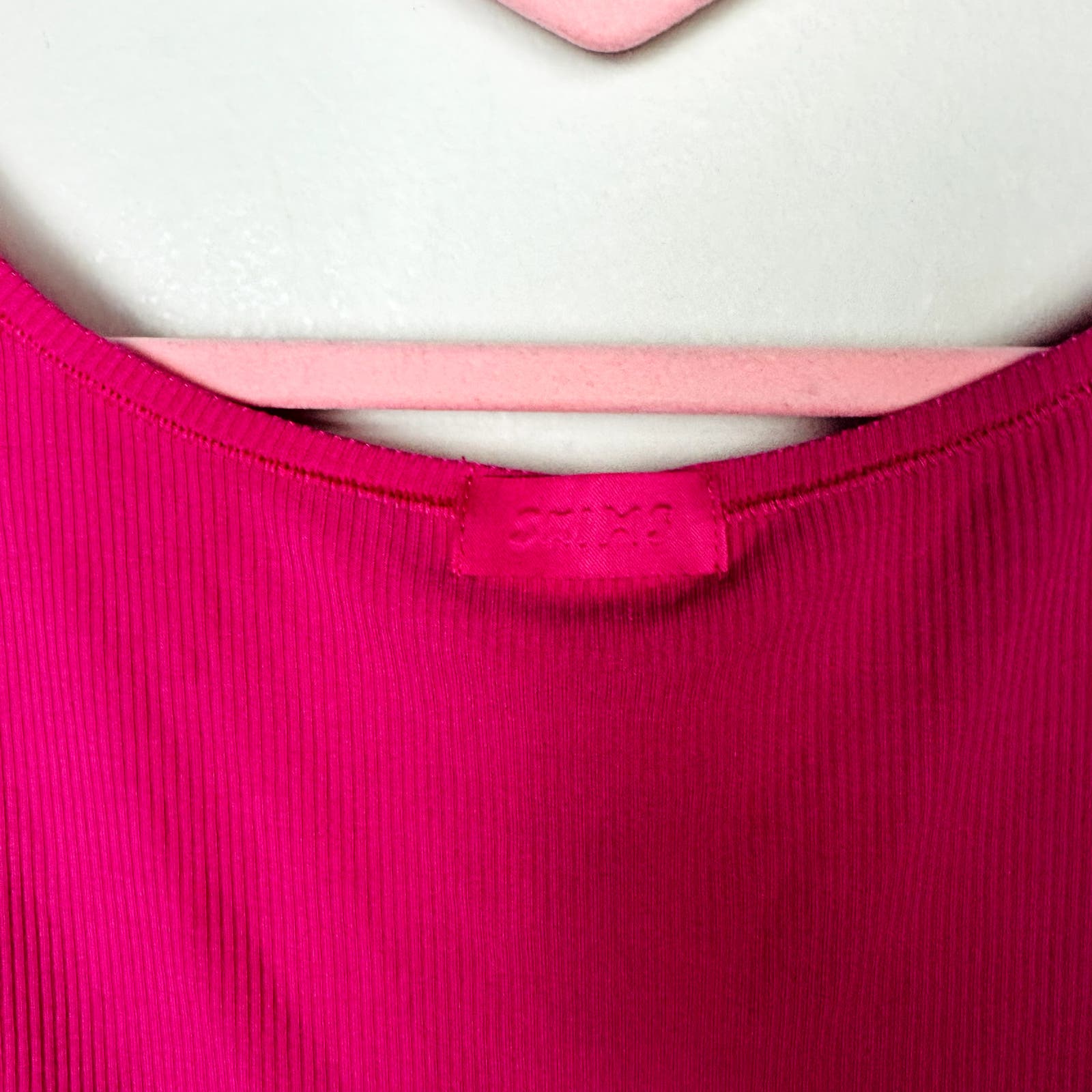 SKIMS NWT Hot Pink Soft Lounge Scoop Neck Tank Size 3X