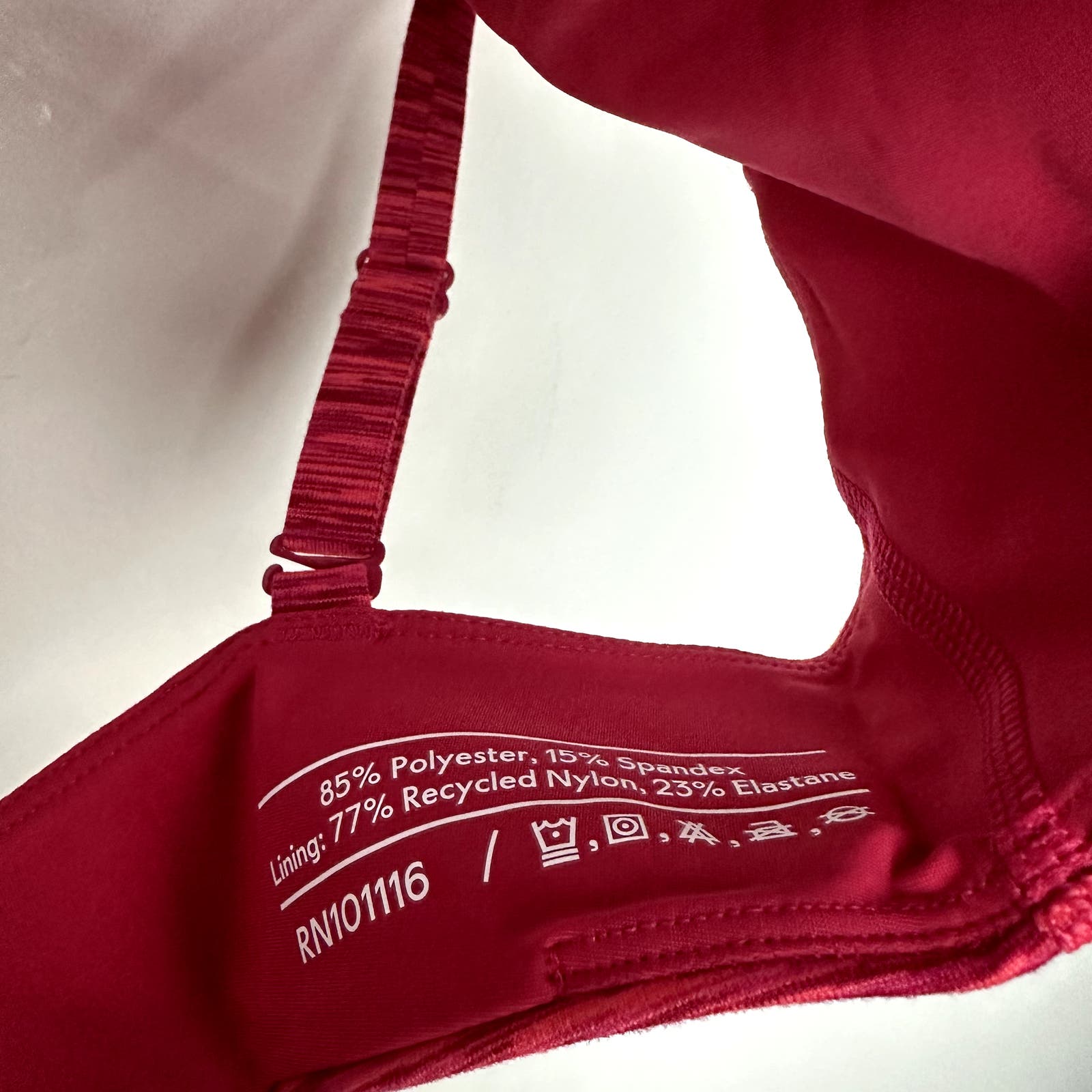 Outdoor Voices NWT Flow Low Coverage Bra Rose Garden Size Small