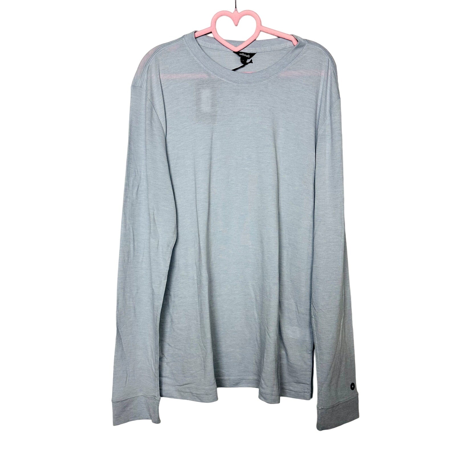 Allbirds NWT Juniper The Trinoxo Crew Neck Long Sleeve Pullover Tee Size Large