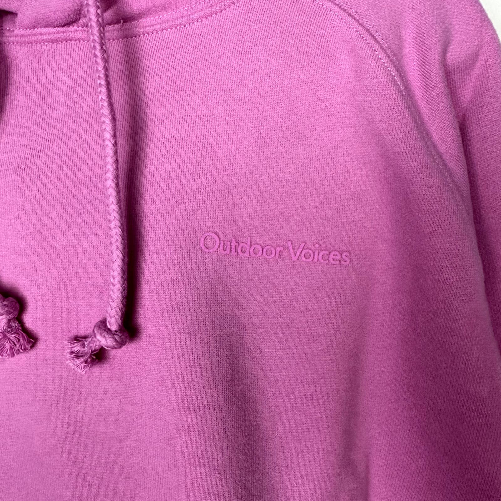 Outdoor Voices NWT Pickup Hoodie Mademoiselle Pink Size XXS