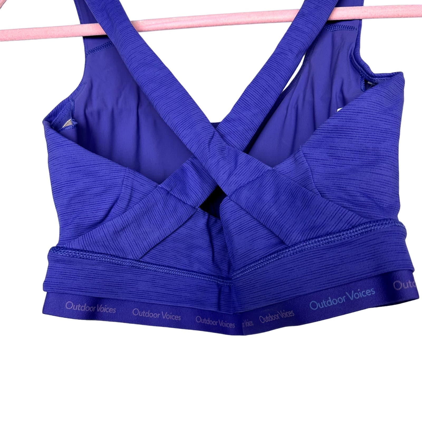 Outdoor Voices NWT Thrive Bra Violet Size Small