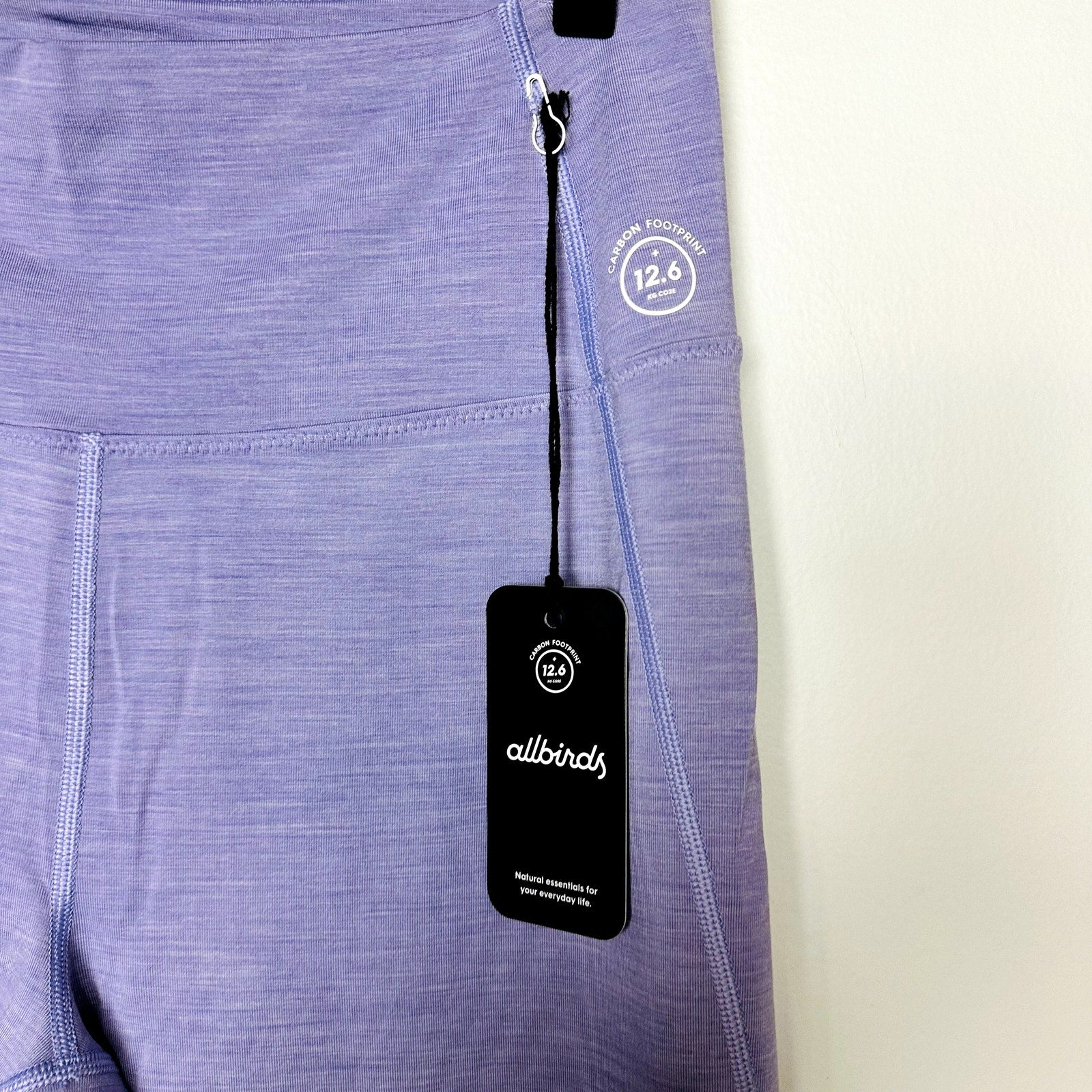Allbirds NWT Purple Hush Natural Flow Stretch Leggings Size Large