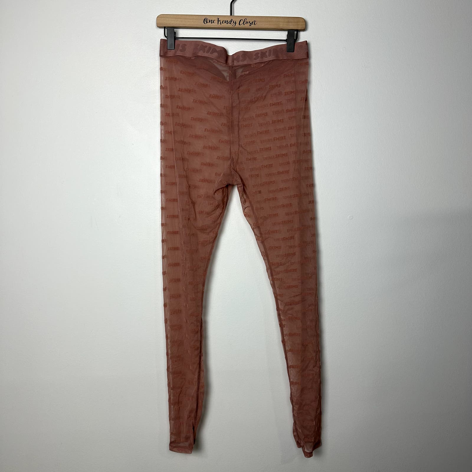 SKIMS NWT Rose Clay After Hours Leggings Size XL