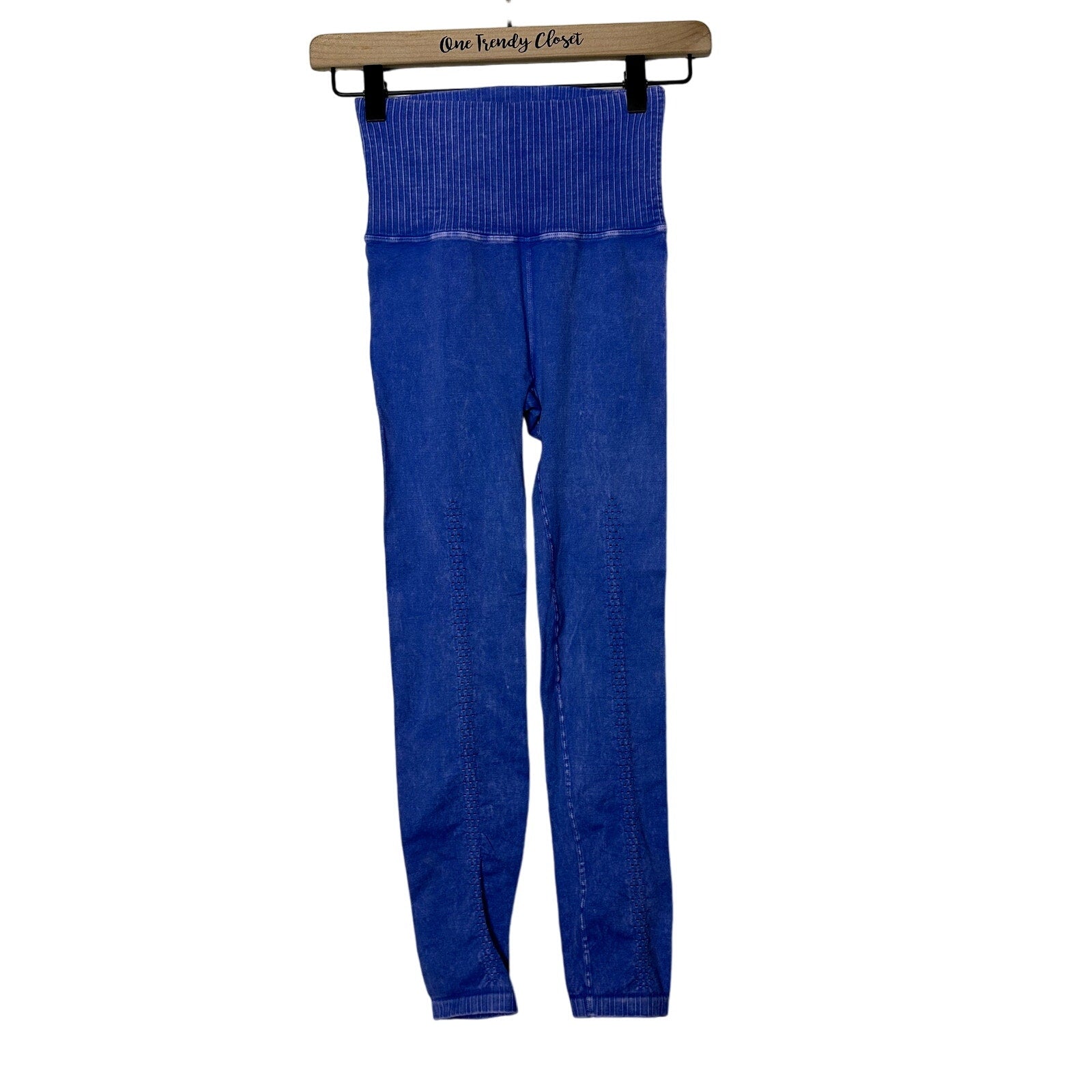Free People NWOT Sculpt Training Yoga Leggings Blue Size XS/S