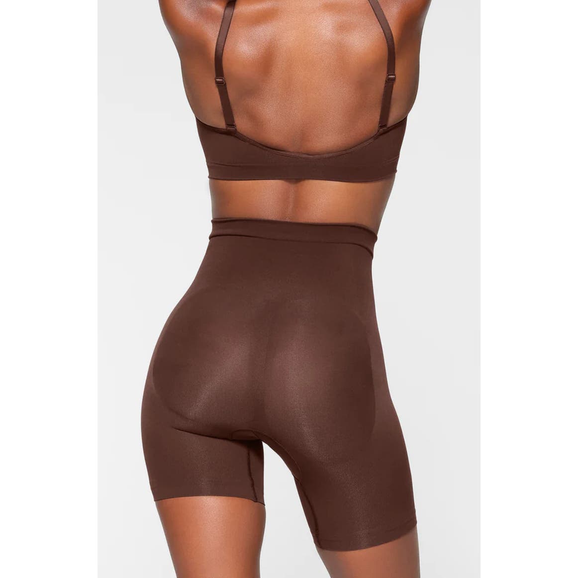 Skims NWOT MID THIGH SHORT Cocoa Size XXS/XS