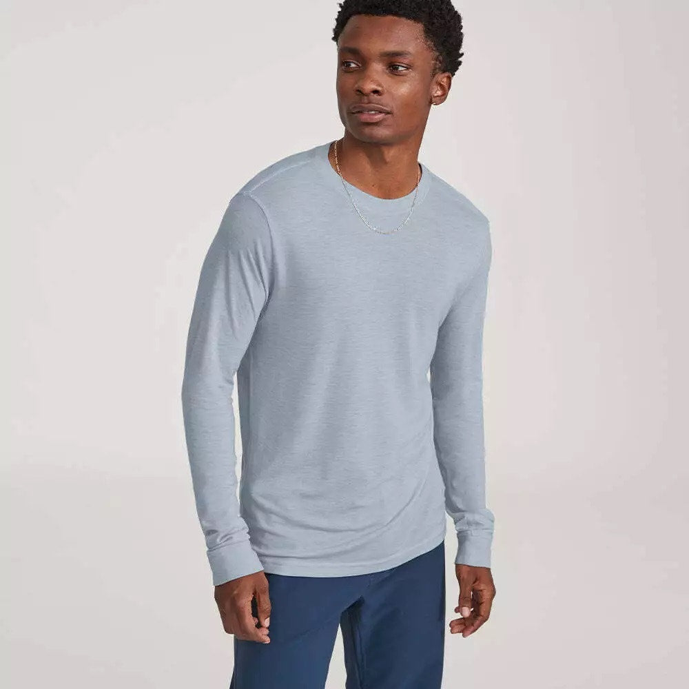 Allbirds NWT Juniper The Trinoxo Crew Neck Long Sleeve Pullover Tee Size Large