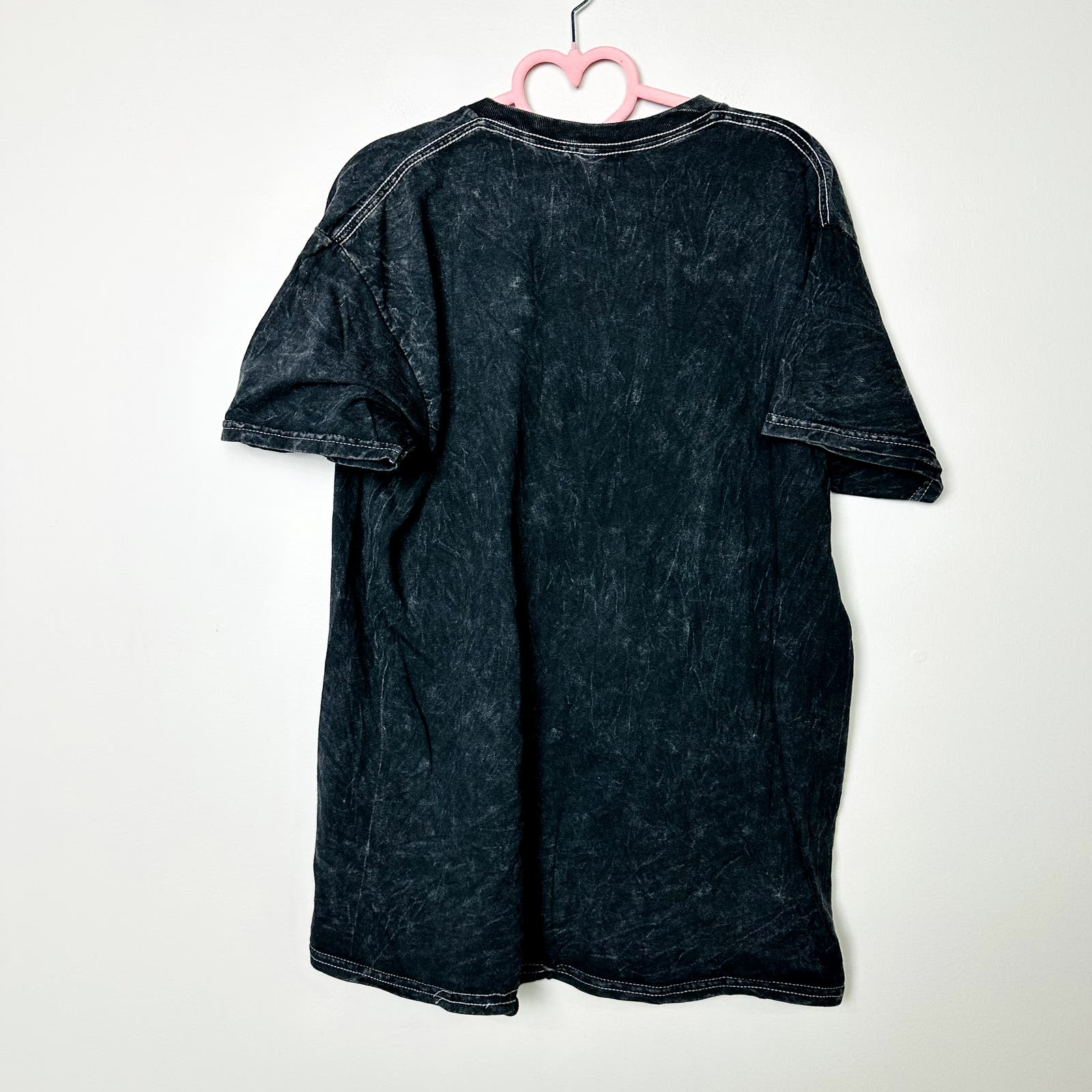 Sublime NWOT Graphic Short Sleeve Band T-Shirt Top Black Acid Wash Size Large