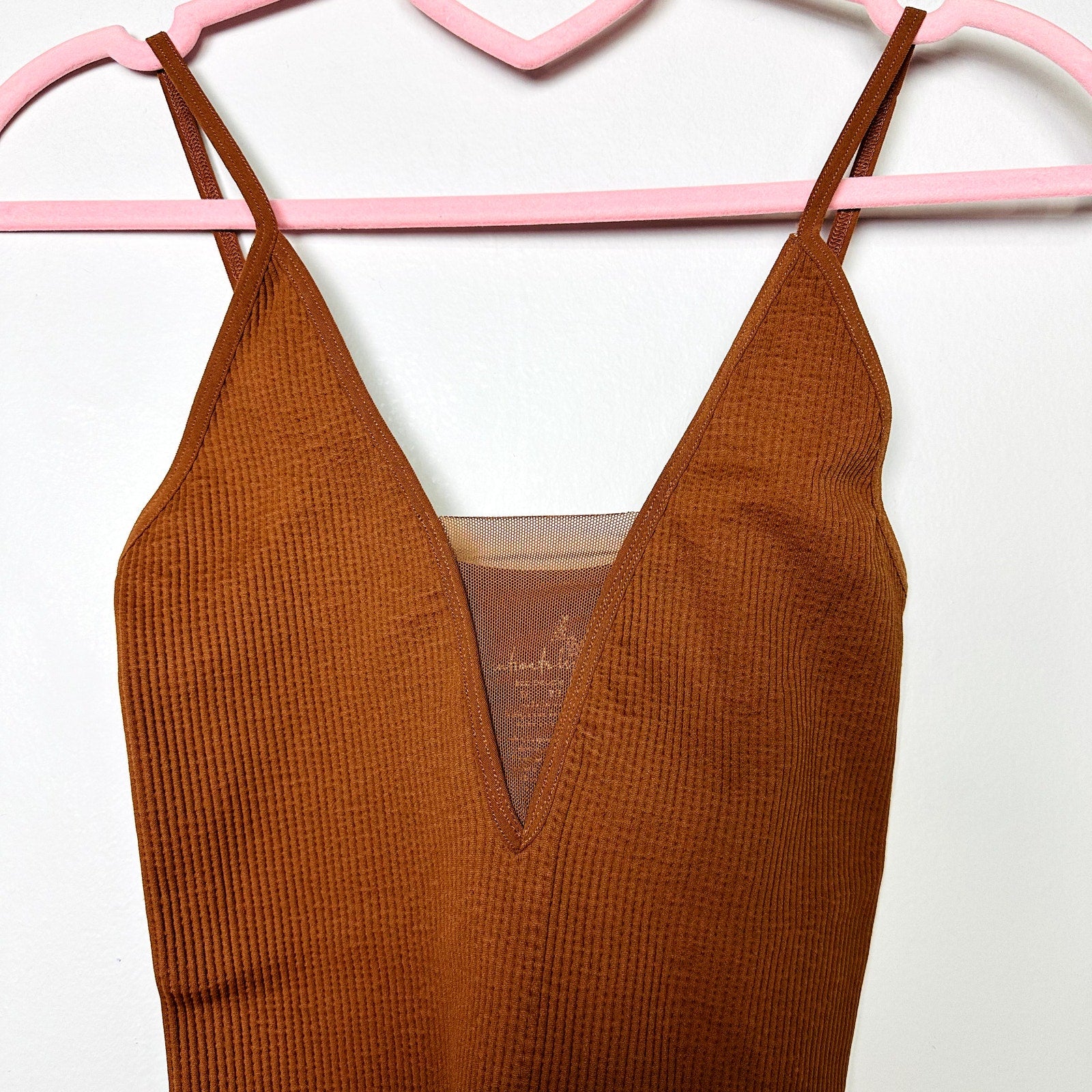 Free People NWOT Rust Orange Come Around Cami Size XS/S
