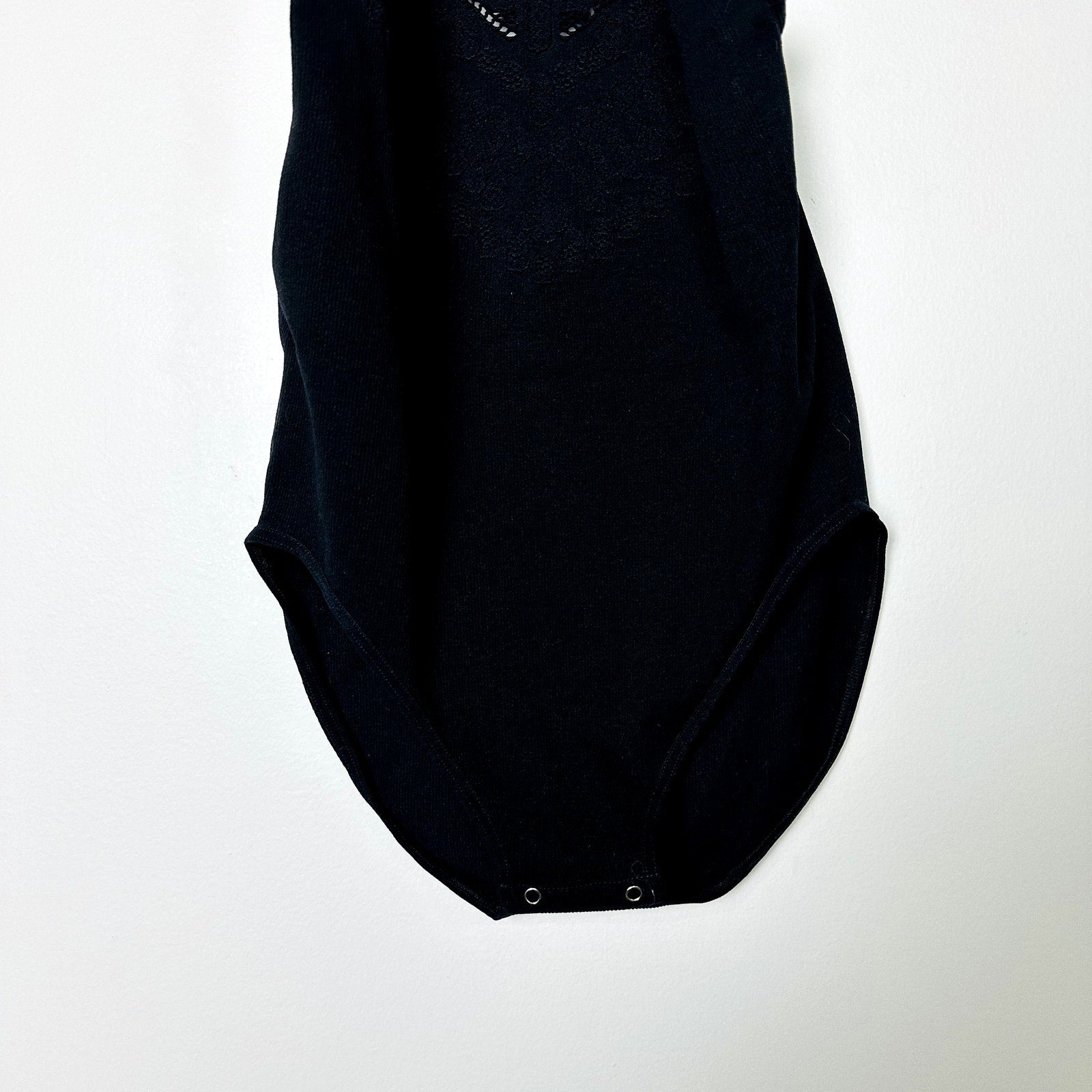 Free People Intimately NWOT Black Solstice Bodysuit Size M/L