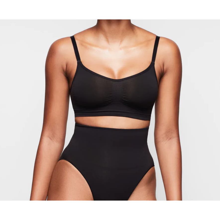 Skims NWOT Seamless Sculpt Bralette Black Size 2XL/3XL