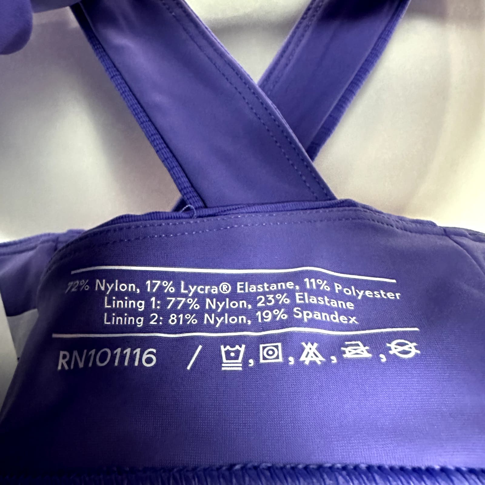 Outdoor Voices NWT Thrive Bra Violet Size Small