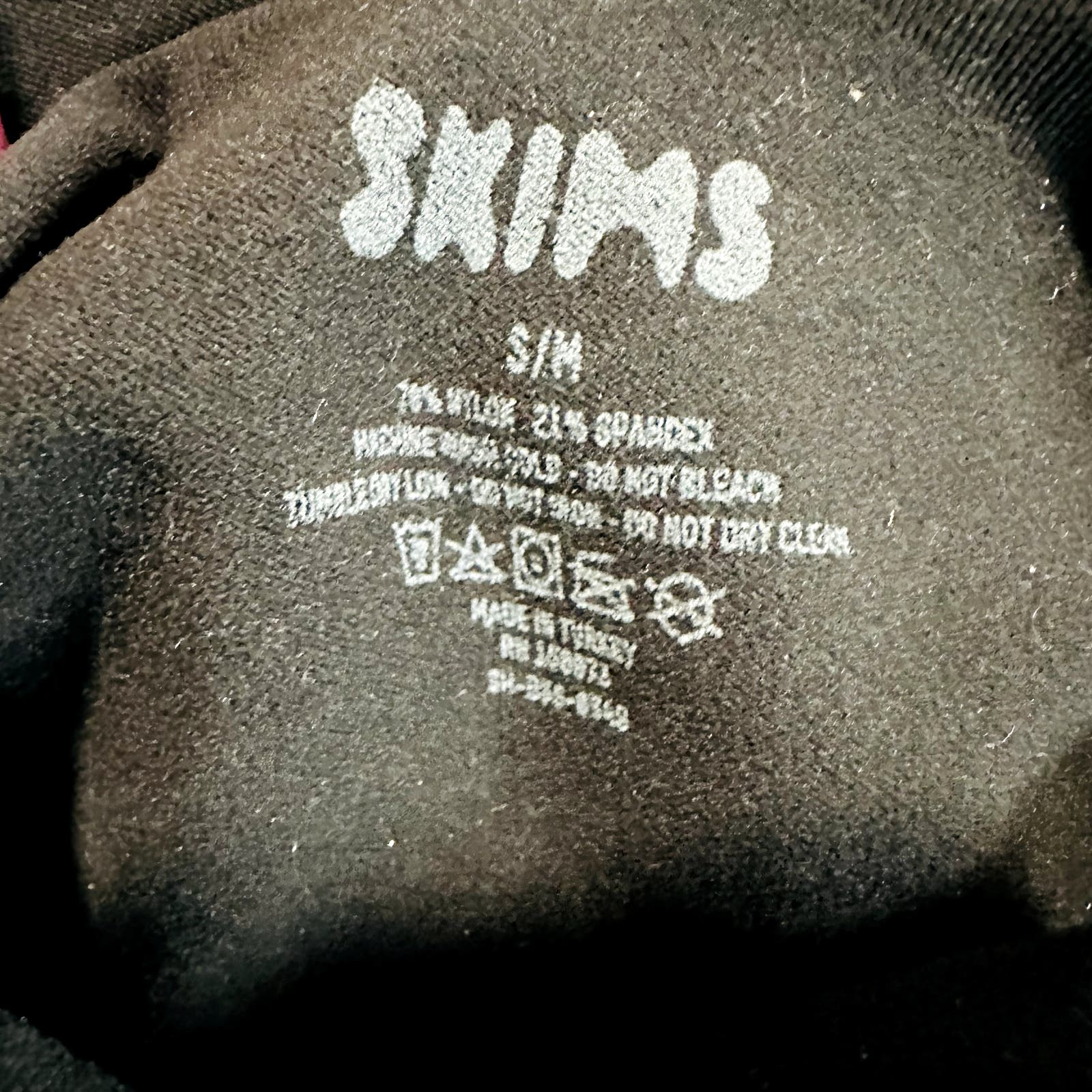 SKIMS NWOT Onyx Mid Thigh Bodysuit Size S/M