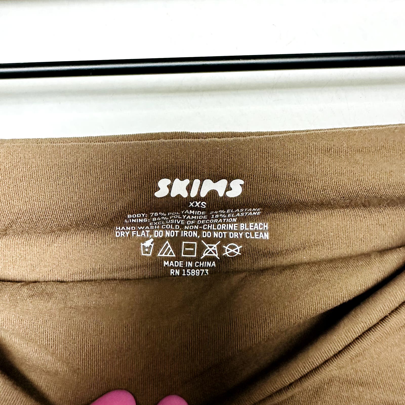 SKIMS NWT Oxide Fits Everybody Bandeau Size XXS