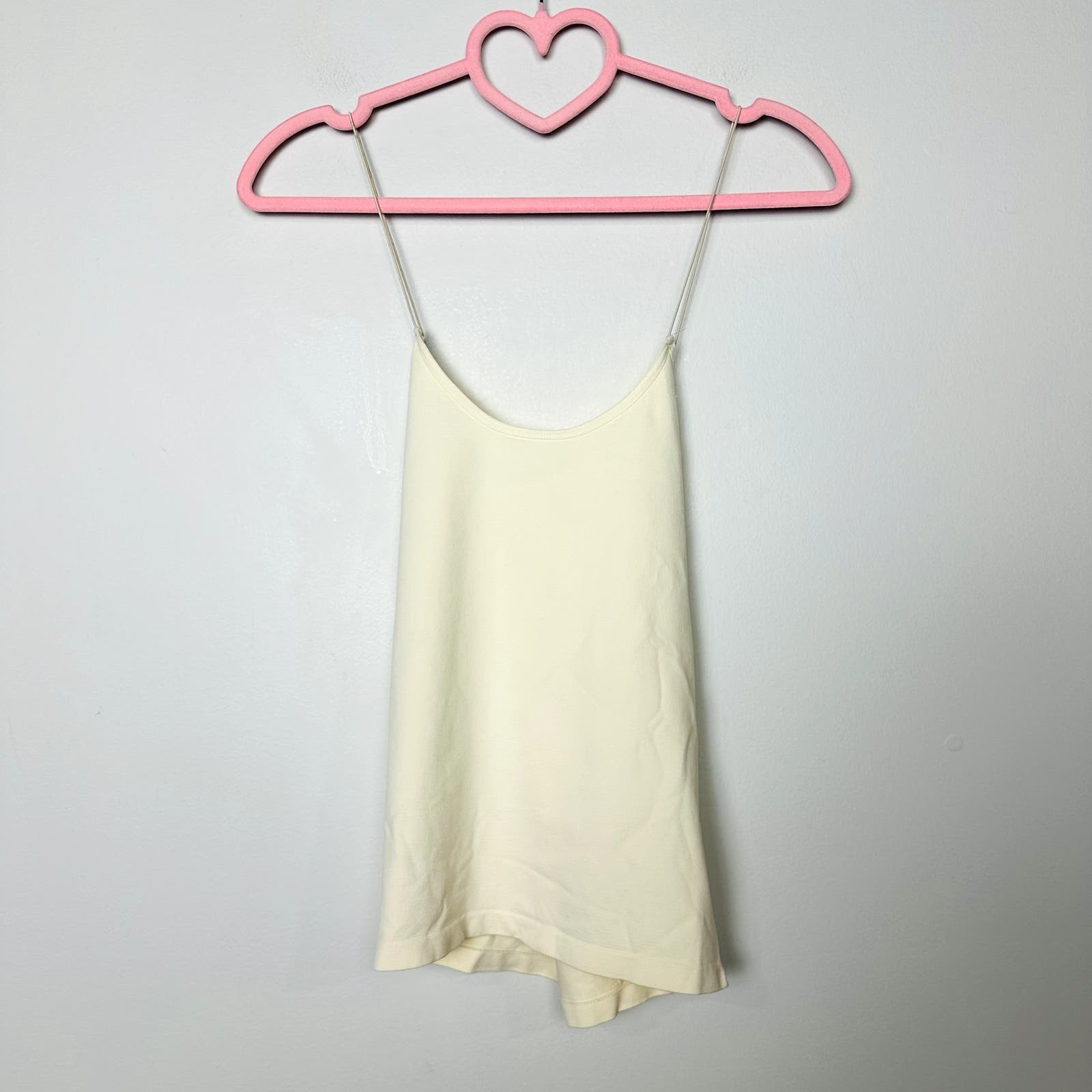 Free People Intimately NWOT Cream Scoop Neck Cami Top Size M/L