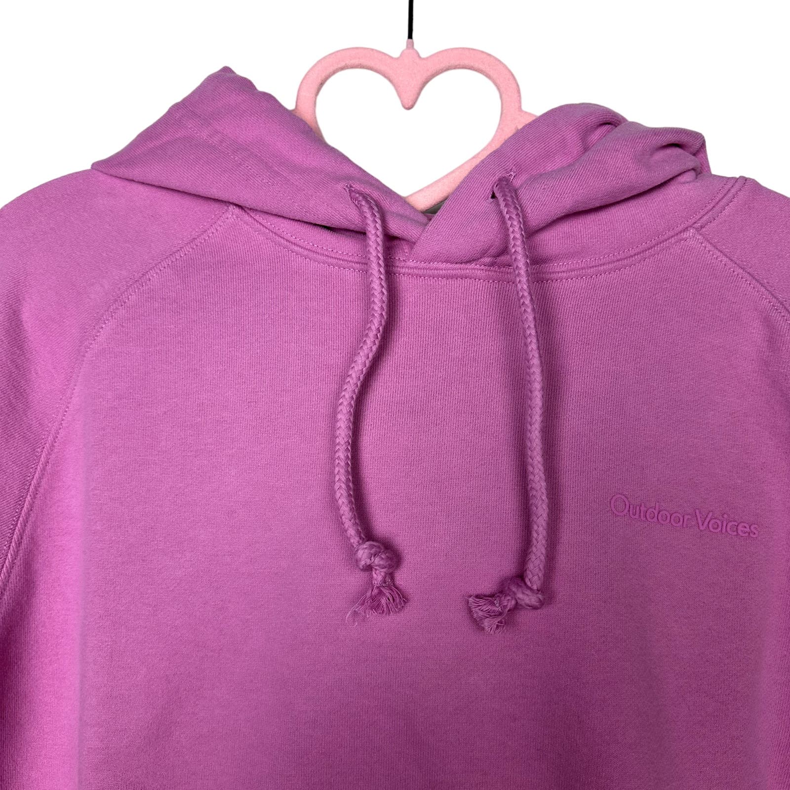 Outdoor Voices NWT Pickup Hoodie Mademoiselle Pink Size XXS