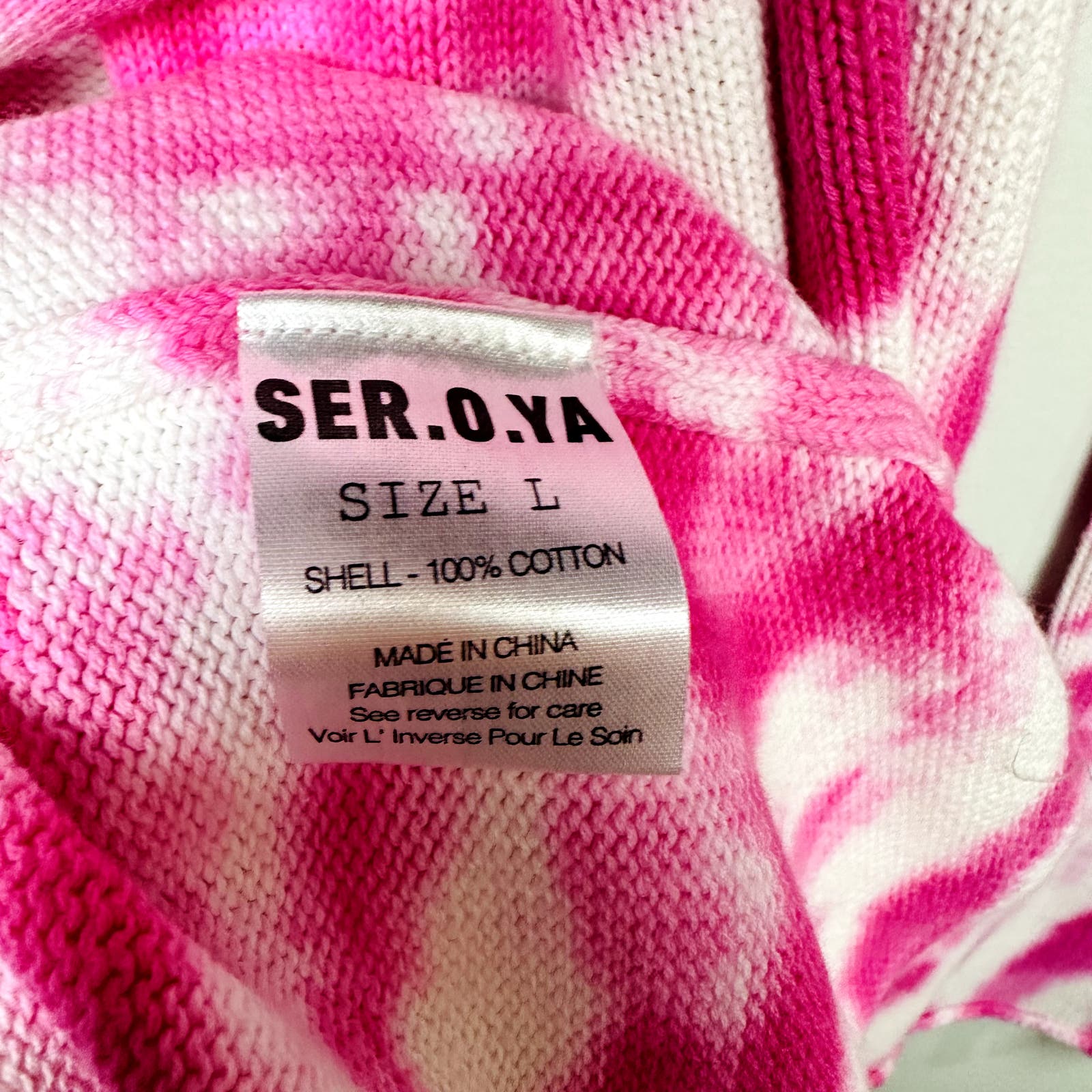 Ser.O.Ya Revolve NWT Pink Gloria Long Cardigan with Tie Belt Size Large