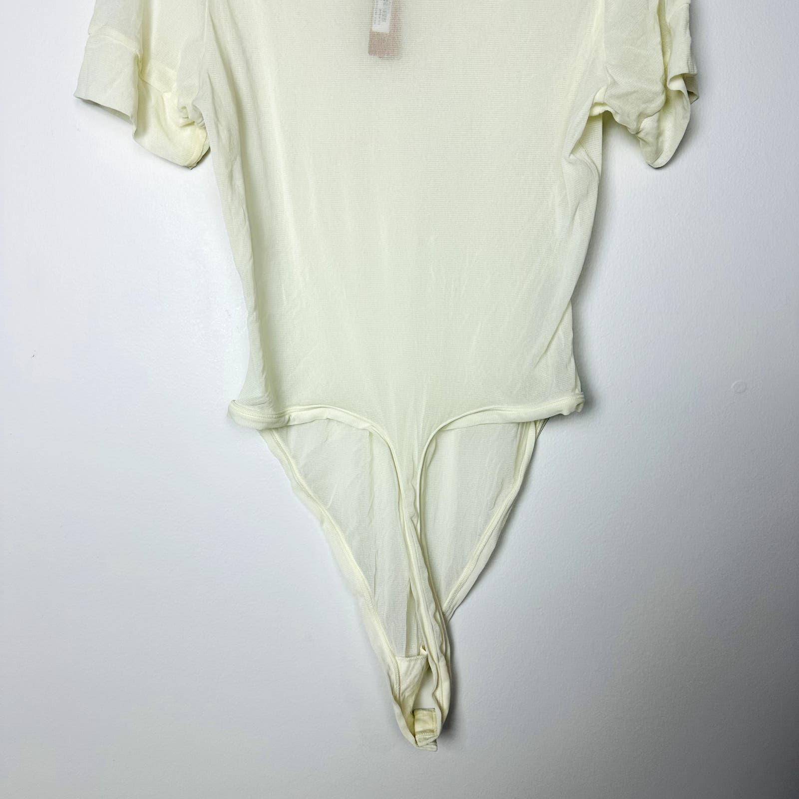 SKIMS NWT Bone Off-White Summer Mesh T-Shirt Bodysuit Size 3X