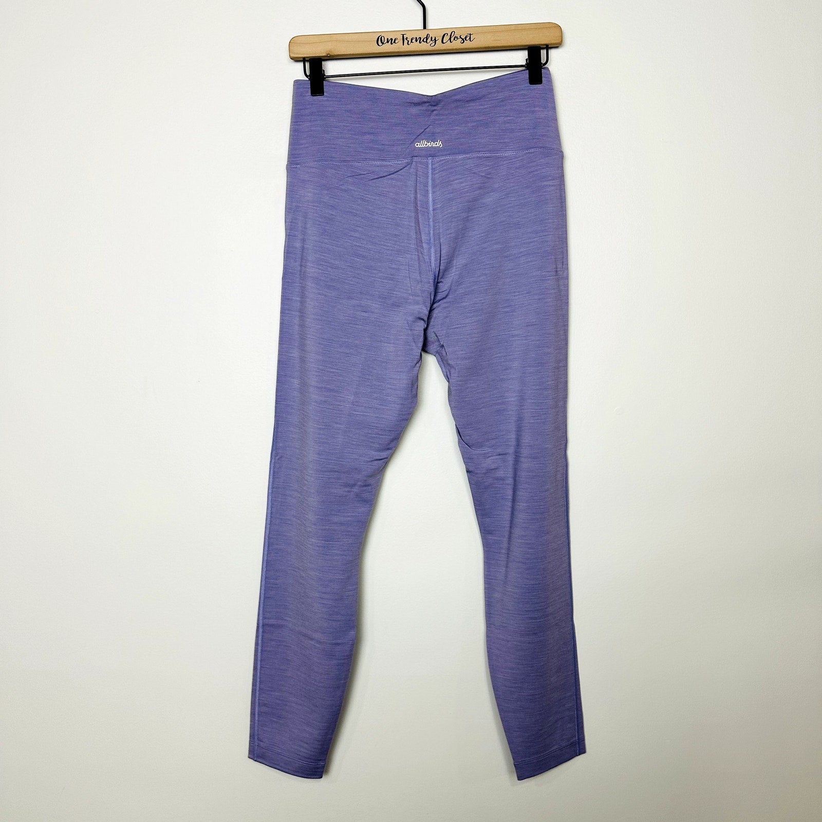 Allbirds NWT Purple Hush Natural Flow Stretch Leggings Size Large
