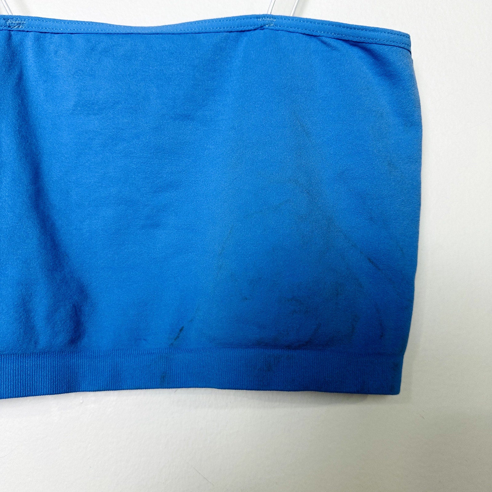 Free People NWOT Blue Bandeau Thin Spaghetti strap Top Size XS/S