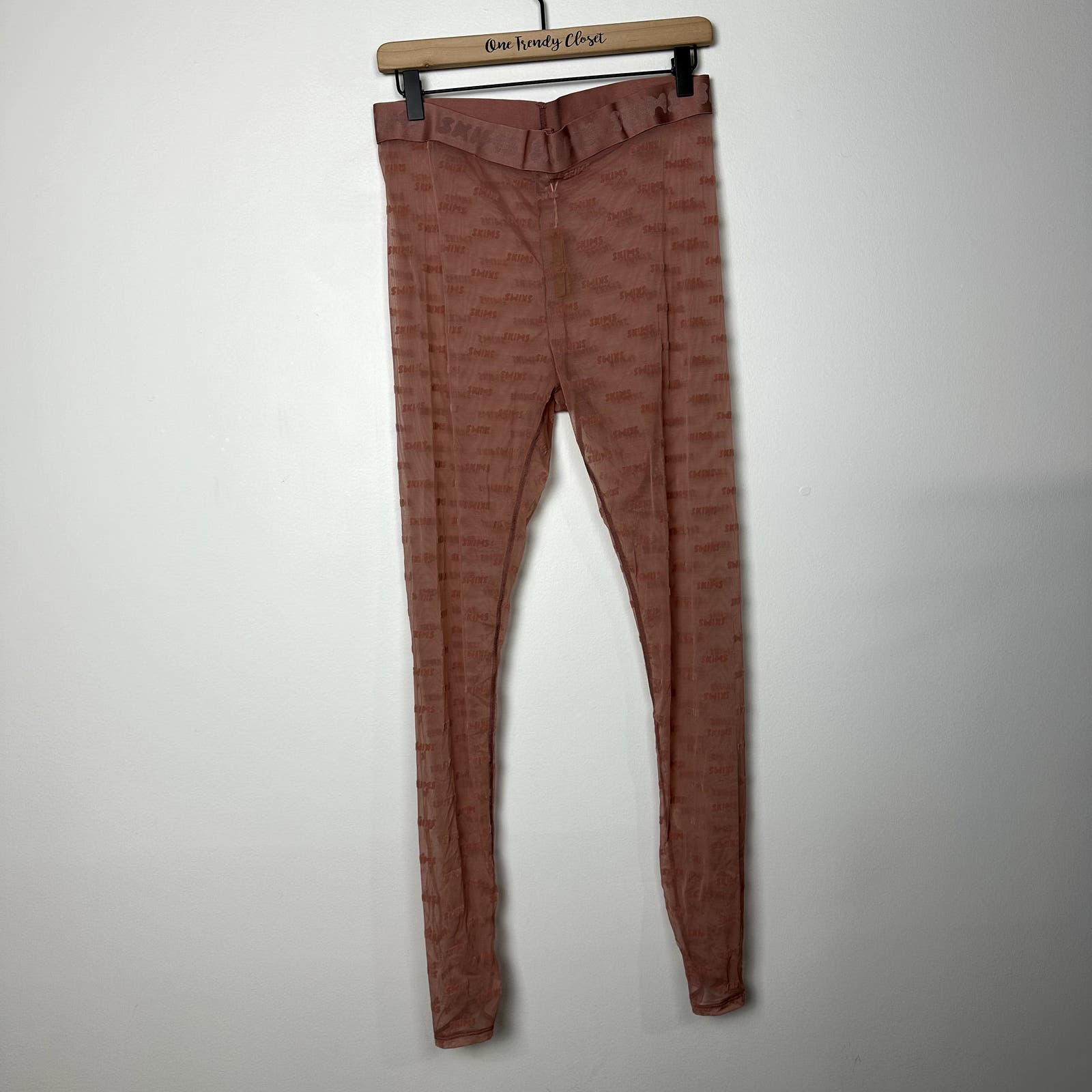 SKIMS NWT Rose Clay After Hours Leggings Size XL