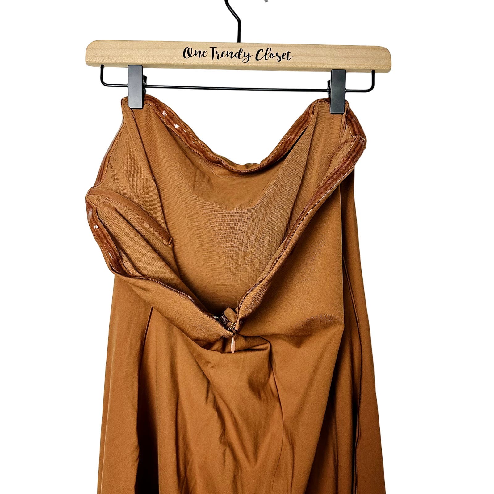 Skims NWT Caramel All-in-One Strapless Jumpsuit Size 4X