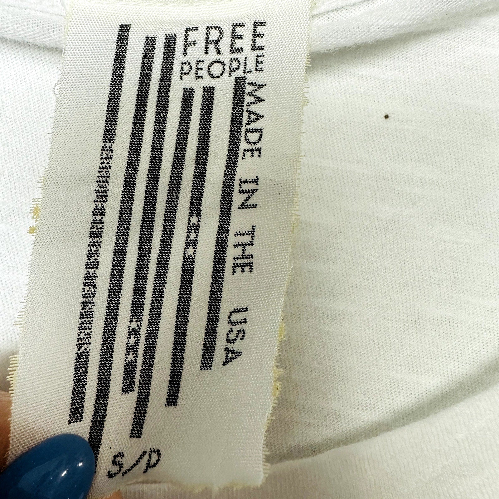 Free People NWOT Short Sleeve Shirt White Size Small