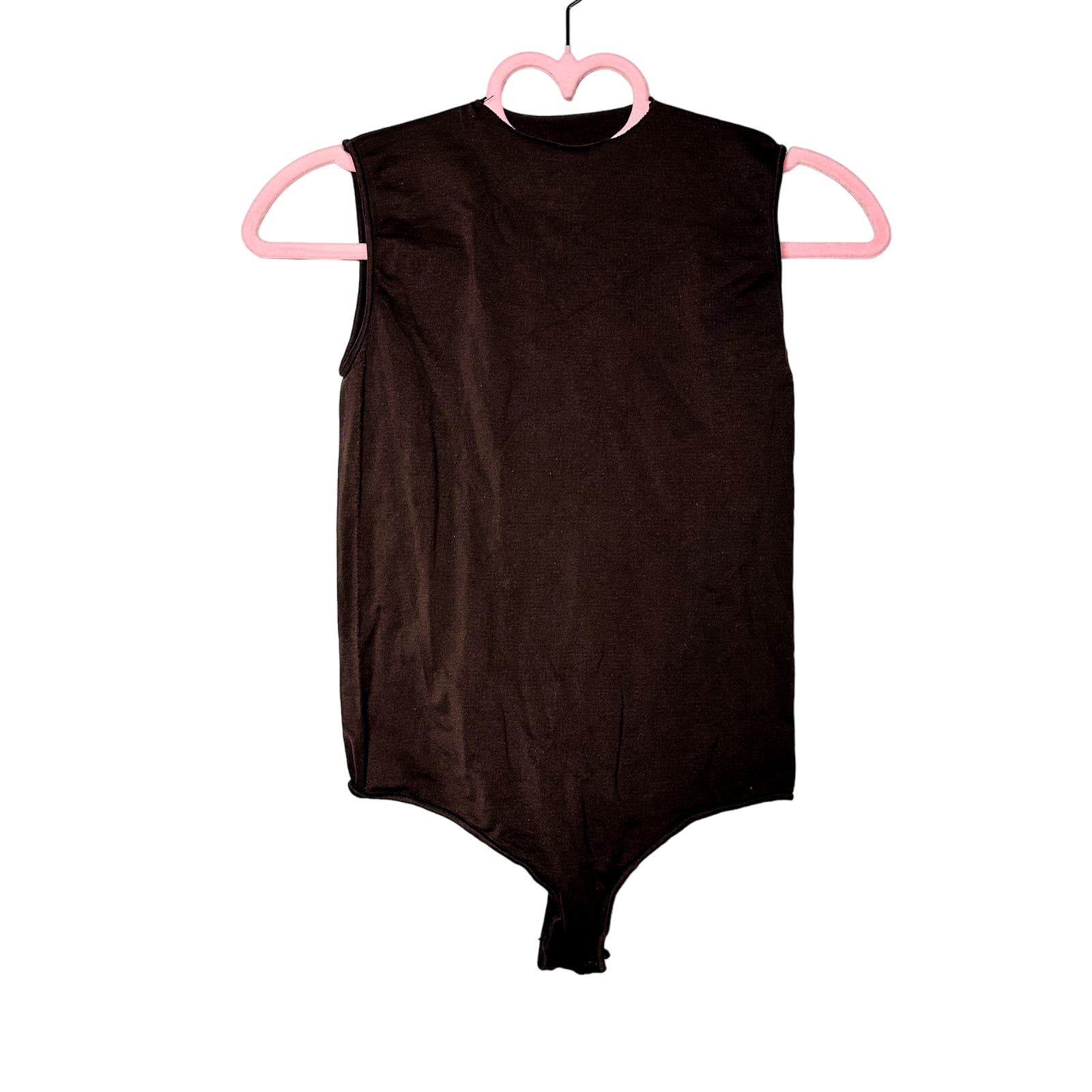 SKIMS NWOT Cocoa Essential Crew Neck Sleeveless Bodysuit Size XXS/XS