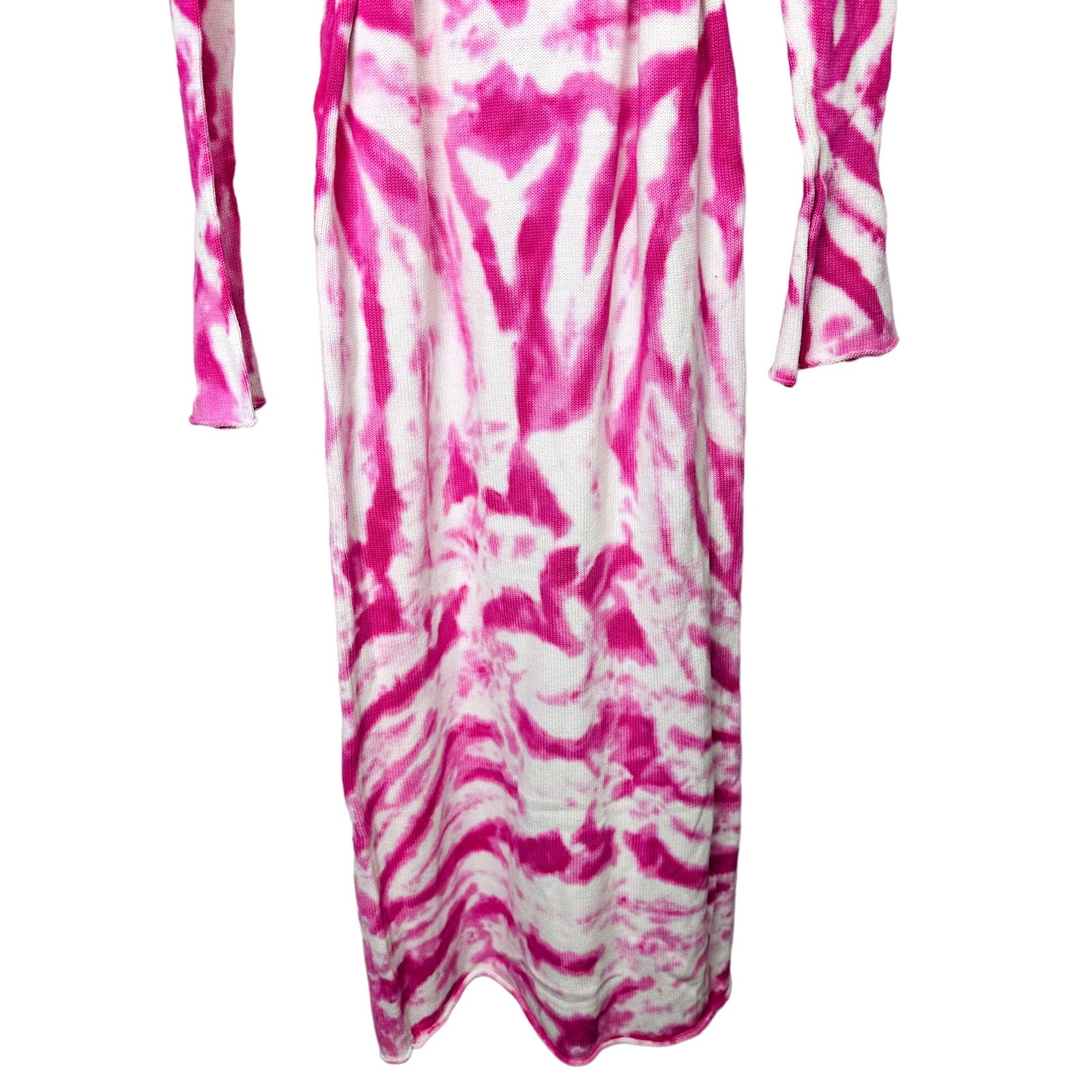 Ser.O.Ya Revolve NWT Pink Gloria Long Cardigan with Tie Belt Size Large