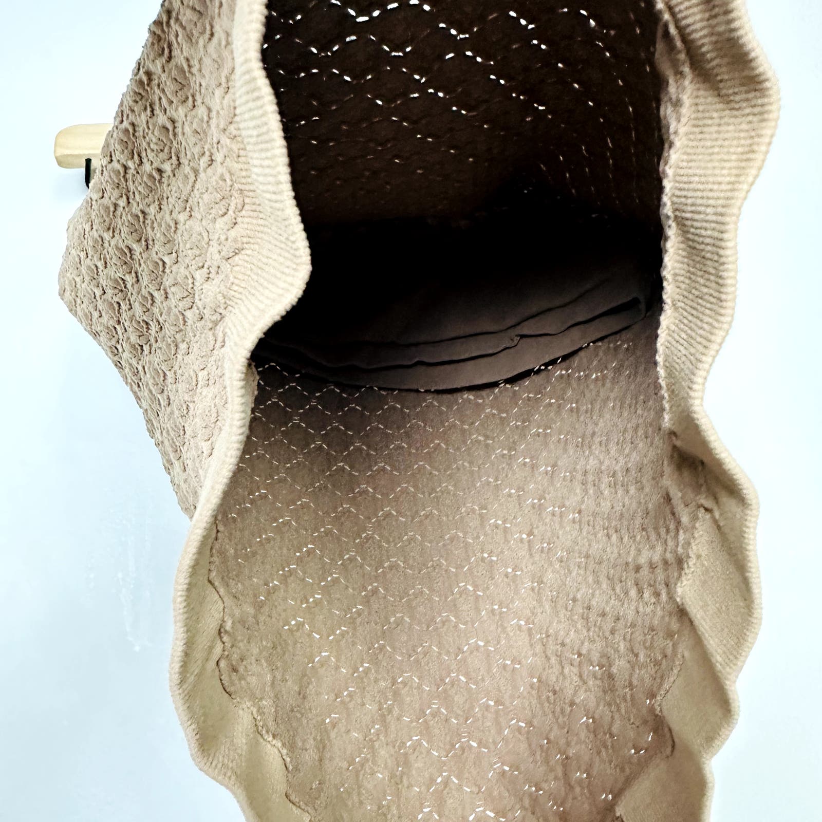 Free People Intimately NWOT Beige Honeycomb Textured Tube Top Size M/L