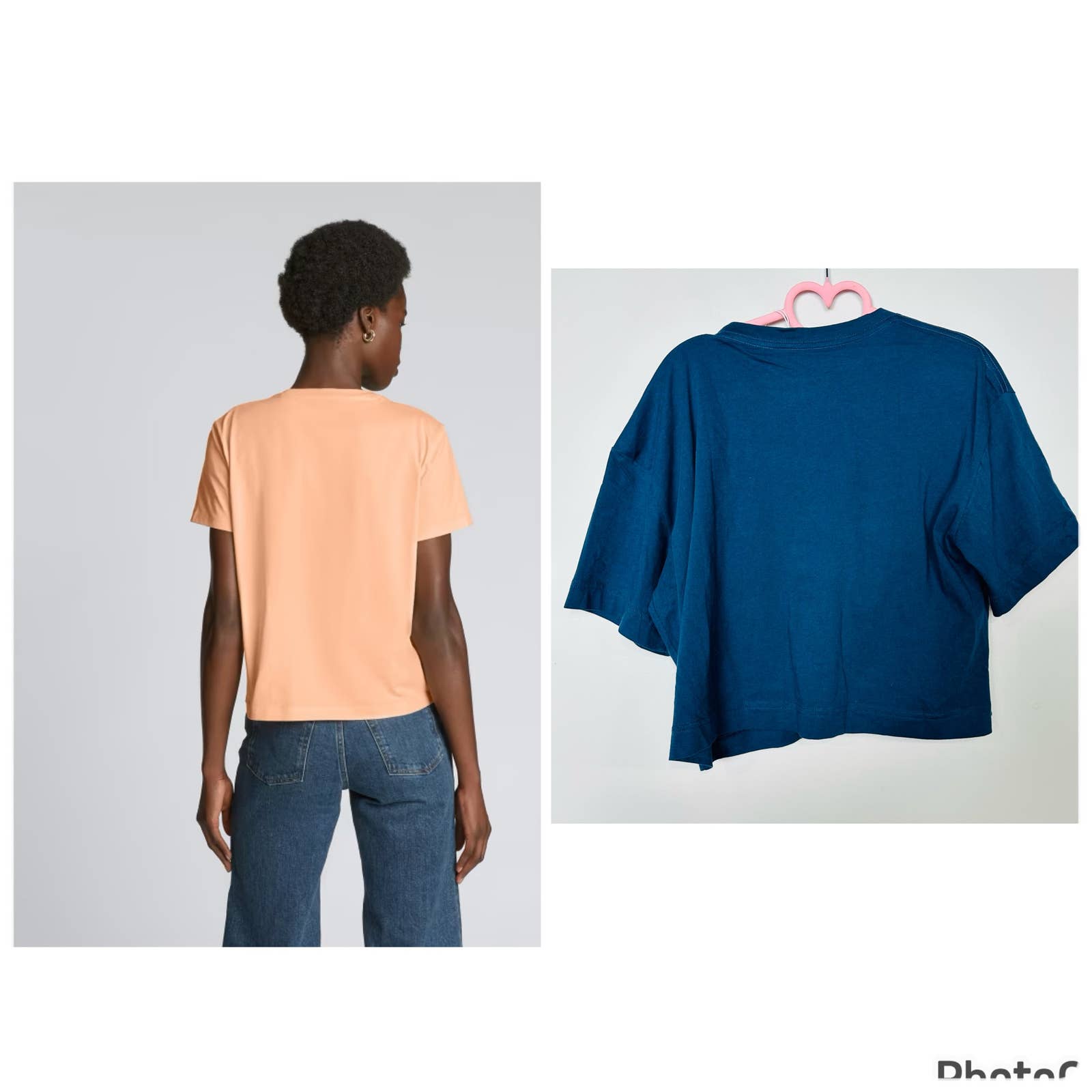 Everlane NWT The Cotton Organic Crew Neck Uniform Shirt Dark Blue Size Large