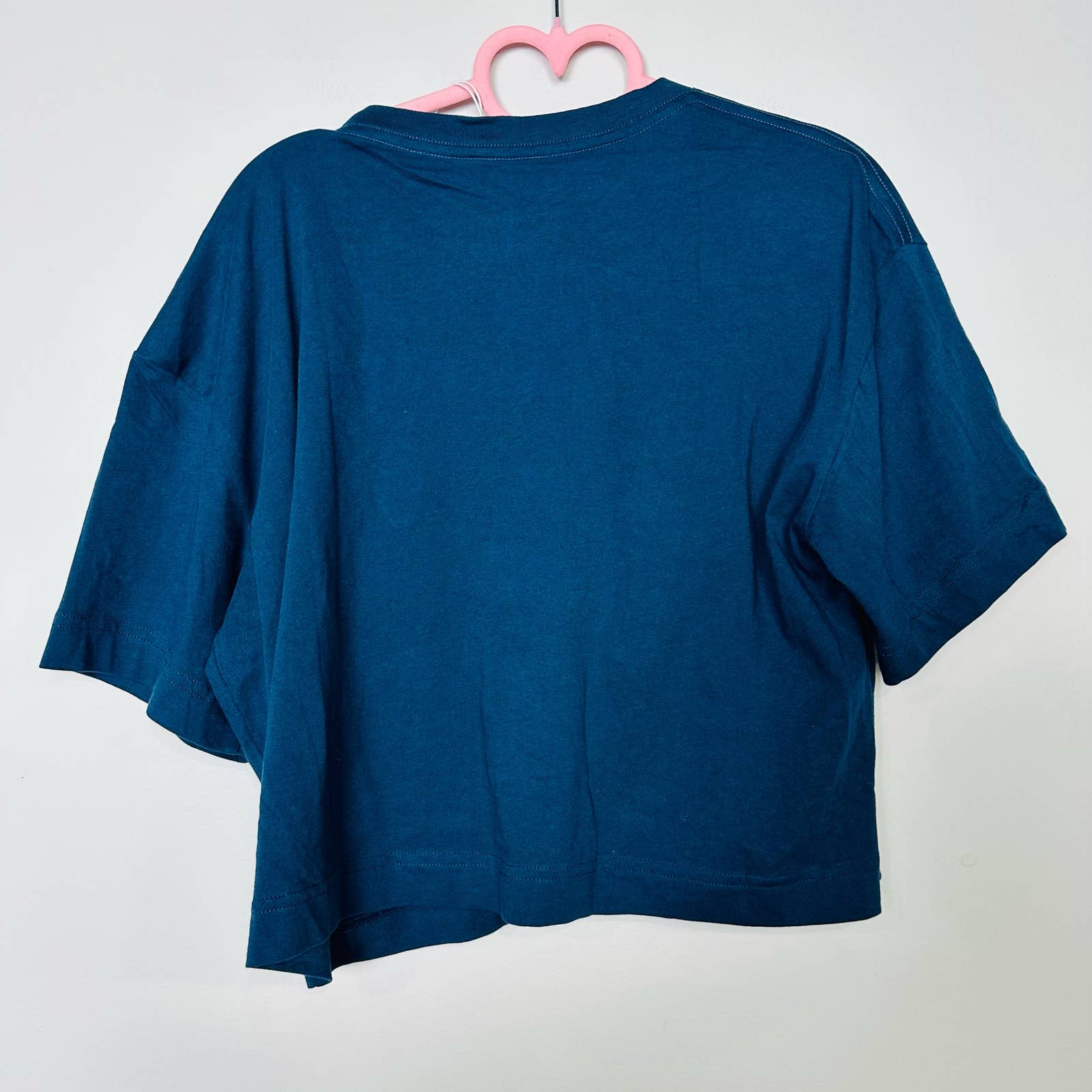 Everlane NWT The Cotton Organic Crew Neck Uniform Shirt Dark Blue Size Large