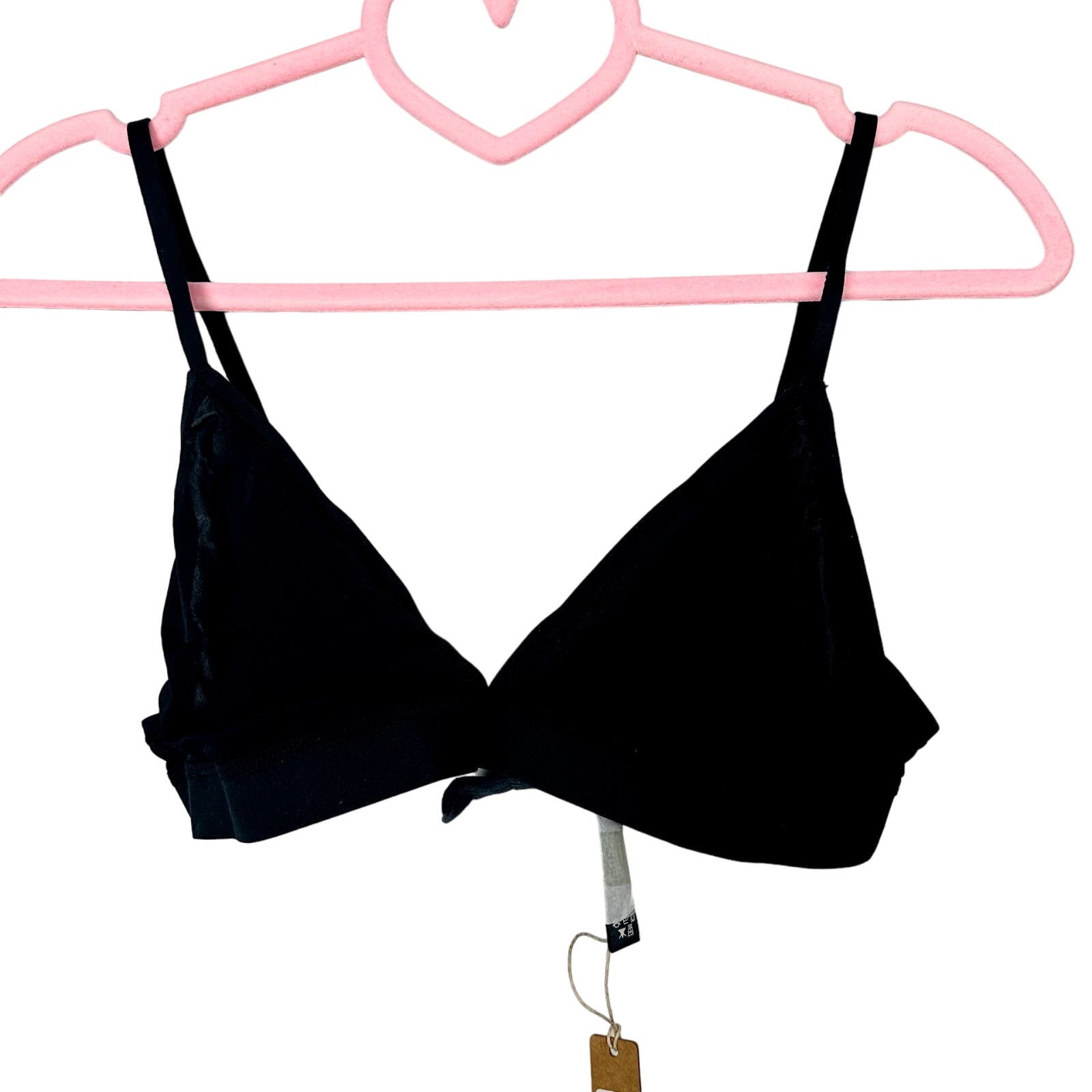 SKIMS NWT Onyx Fits Everybody Triangle Bralette Size Medium