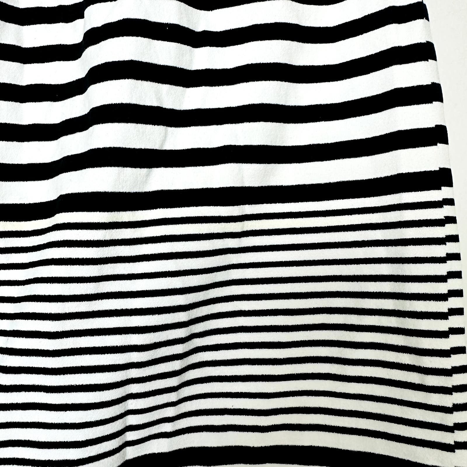 Free People NWOT Black White Stripe Cap Sleeve Top Size M/L