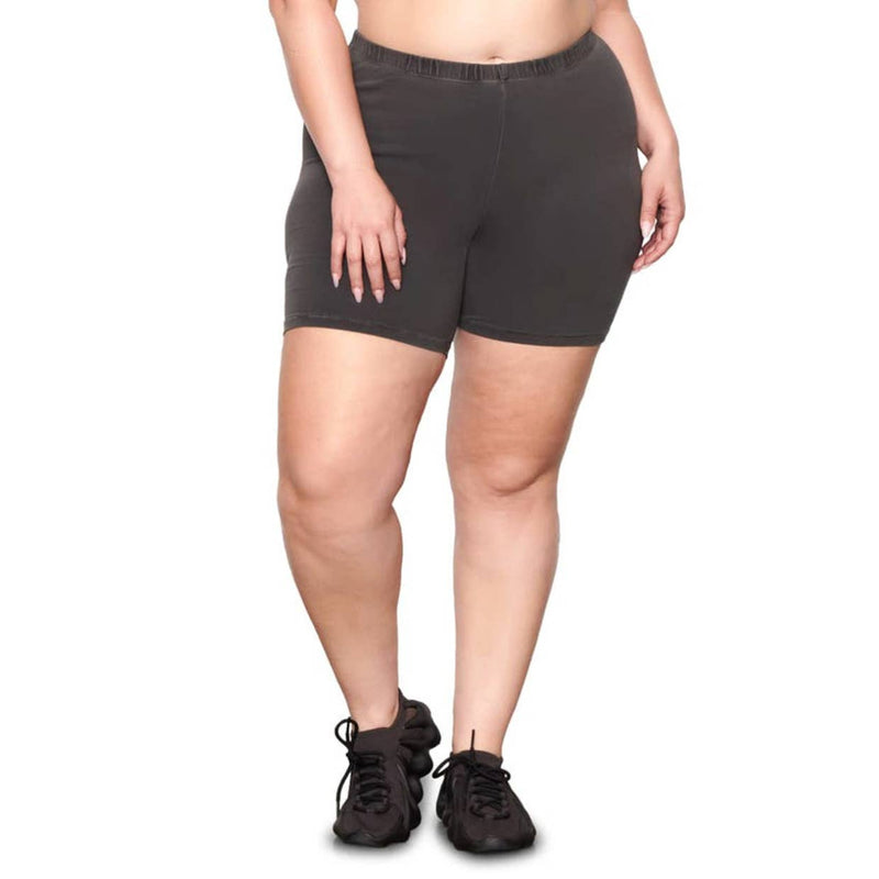 SKIMS NWOT Kim Kardashian Outdoor High Waist Biker Bike Shorts Ash Size Small