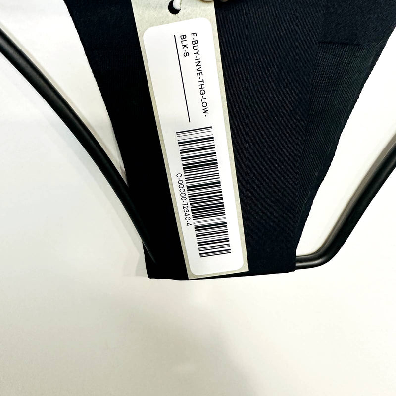Everlane NWT The Invisible Low Rise Classic Seamless Thong Panty Black Sz Small