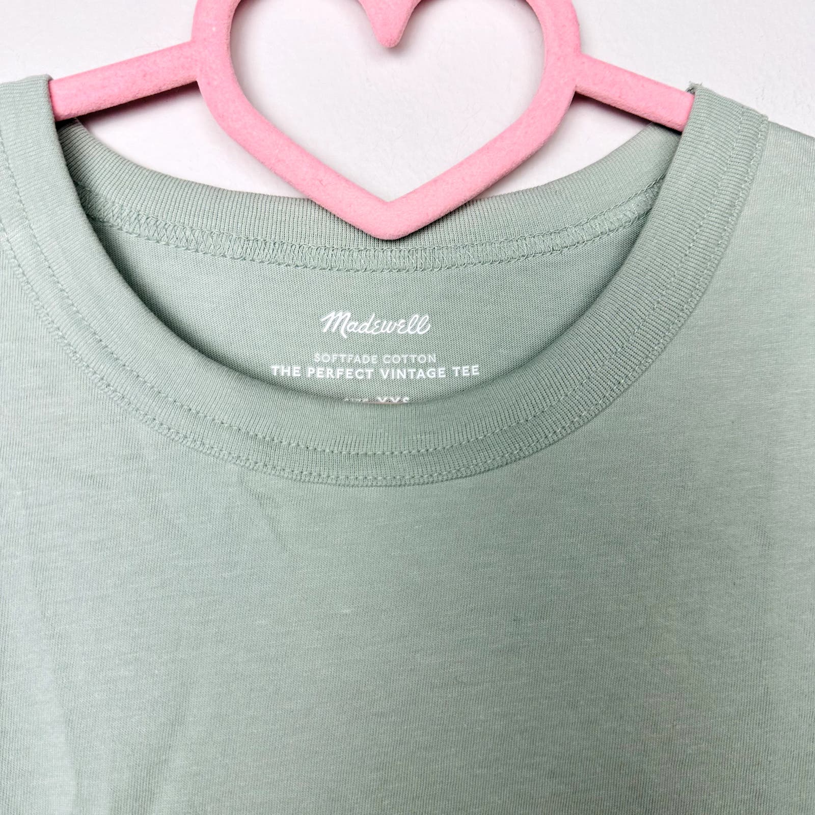 Madewell NWT Green Softfade Cotton Perfect Vintage Tee Size 2X