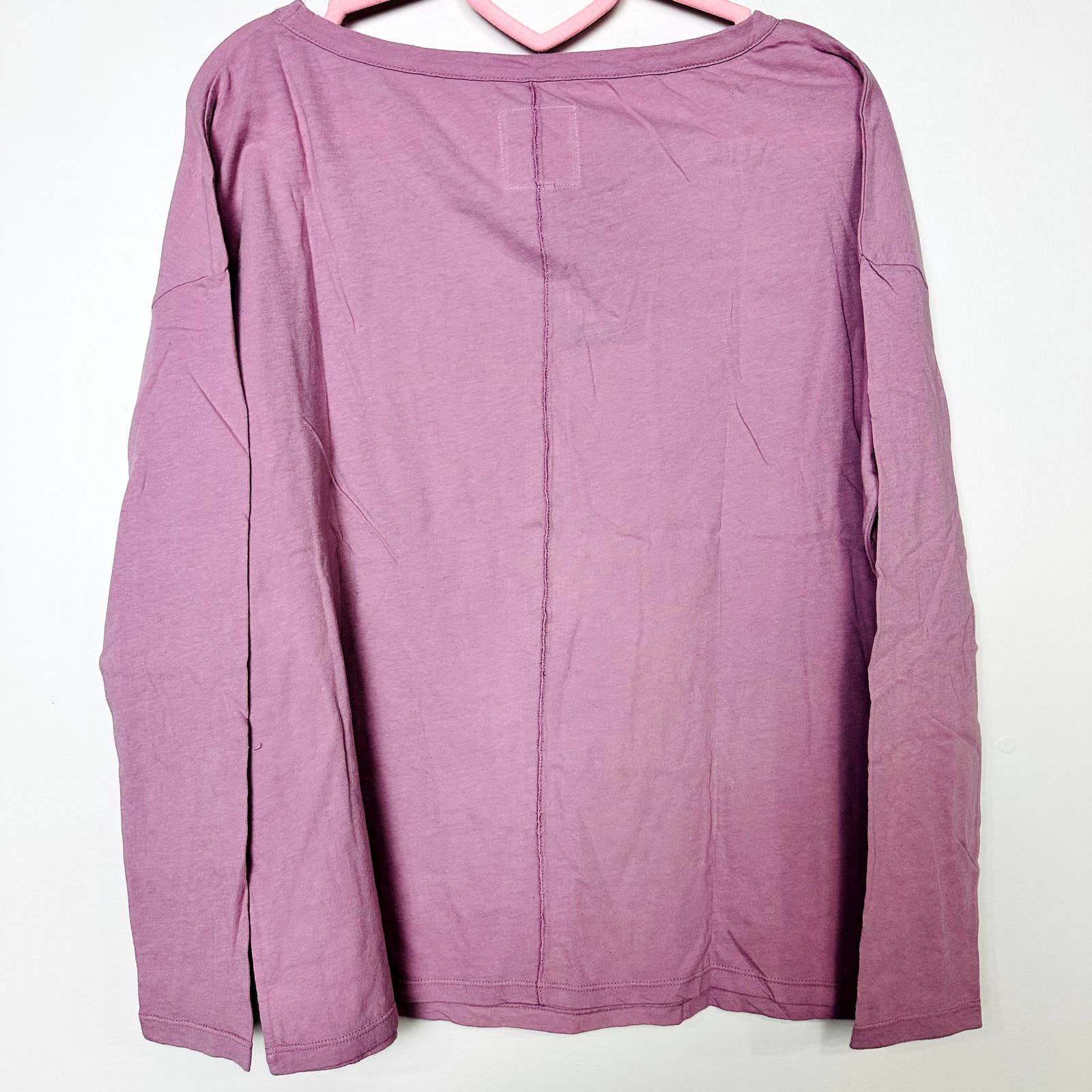 Chaser NWT Boat Neck Dolman Long Sleeve Casual Pullover Top Mauve Pink Sz Small
