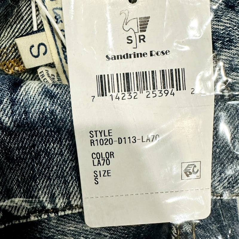 Free People X Sandrine Rose NWT Patchwork Denim Trucker Jacket LA70