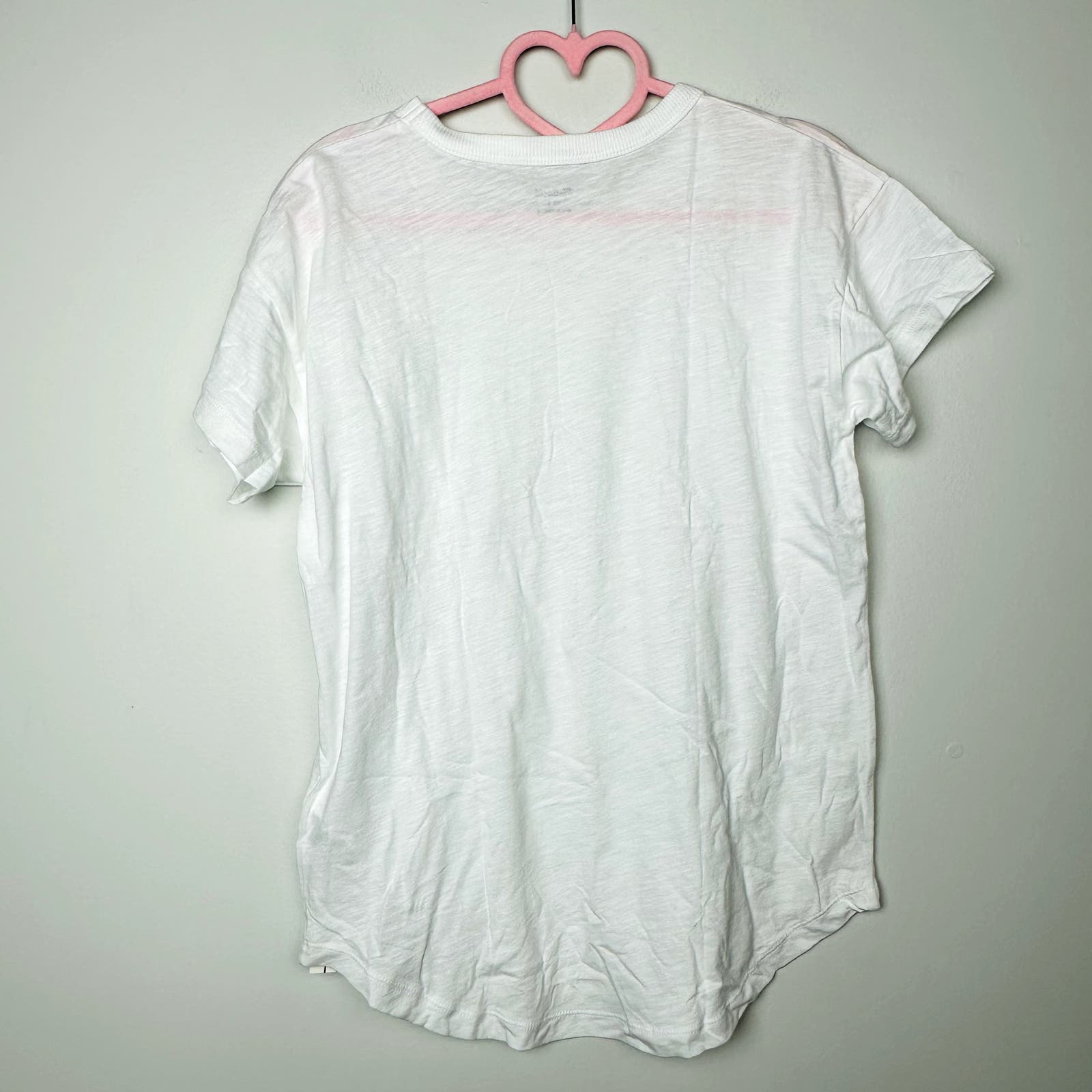 Madewell NWT White Whisper Cotton Crew Neck Tee Size Small
