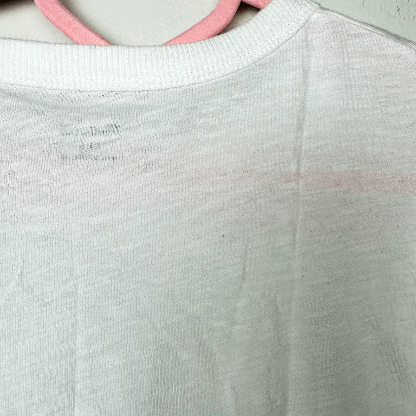 Madewell NWT White Whisper Cotton Crew Neck Tee Size Small