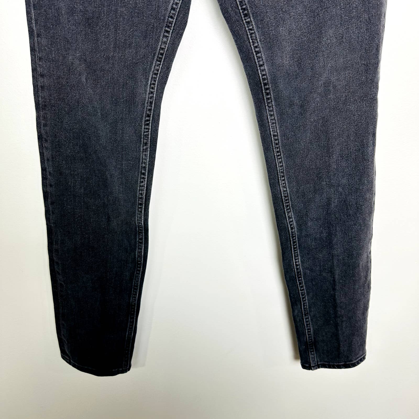 Everlane NWOT Uniform The Skinny Fit Business Casual Jeans Washed Black Sz 30x32