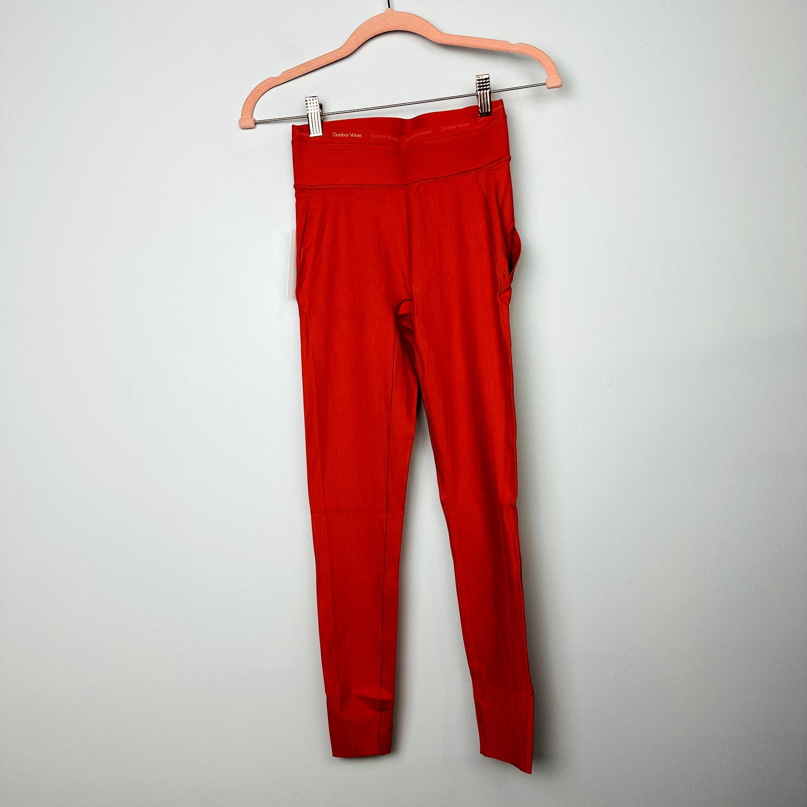 Outdoor Voices NWT Paprika High Waist TechSweat Thrive 7/8 Leggings Size XS