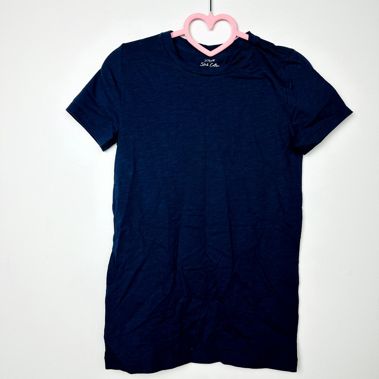 J. Crew Factory NWT Navy Vintage Slub Cotton Crewneck Tee Size XS