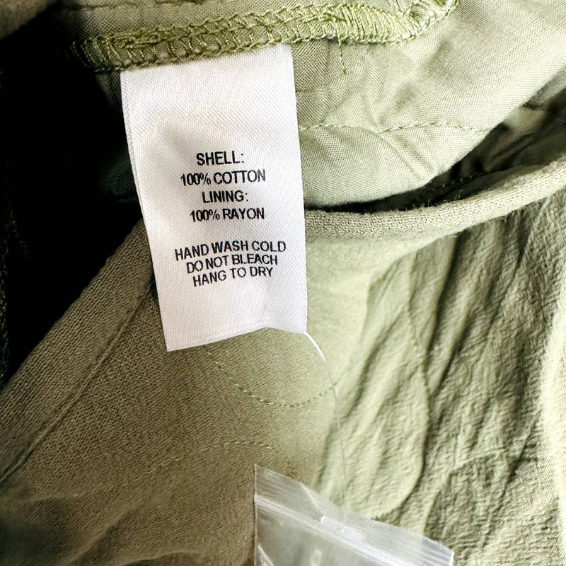 Lulus NWT Endless Ideas Olive Green Lightweight Oversized Quilted Jacket Small